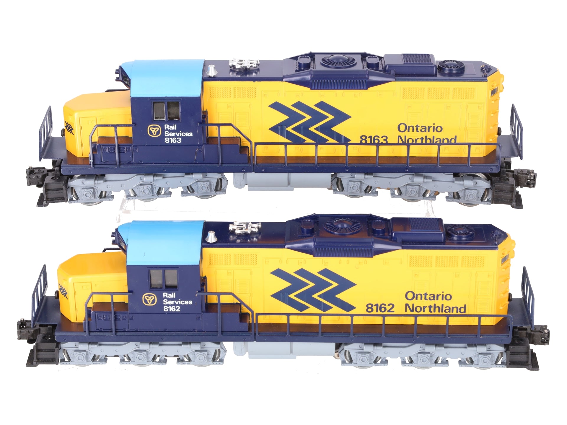 Lionel O Ontario Northern SD-18 Diesel Locomotives: #8162, #8163 [2] EX/Box
