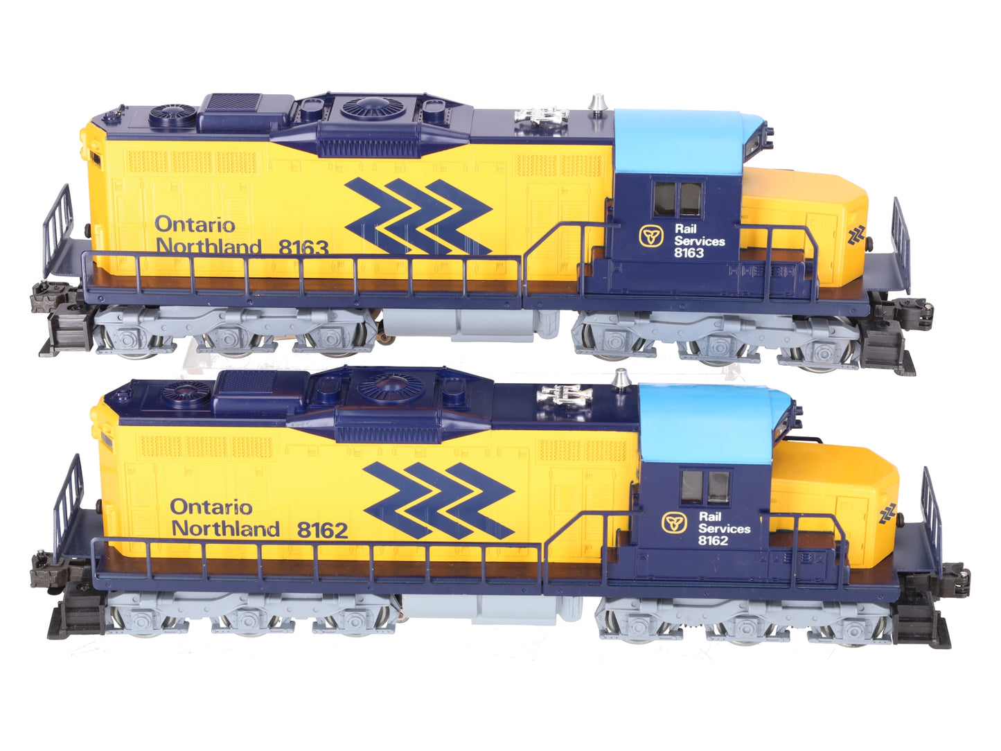 Lionel O Ontario Northern SD-18 Diesel Locomotives: #8162, #8163 [2] EX/Box
