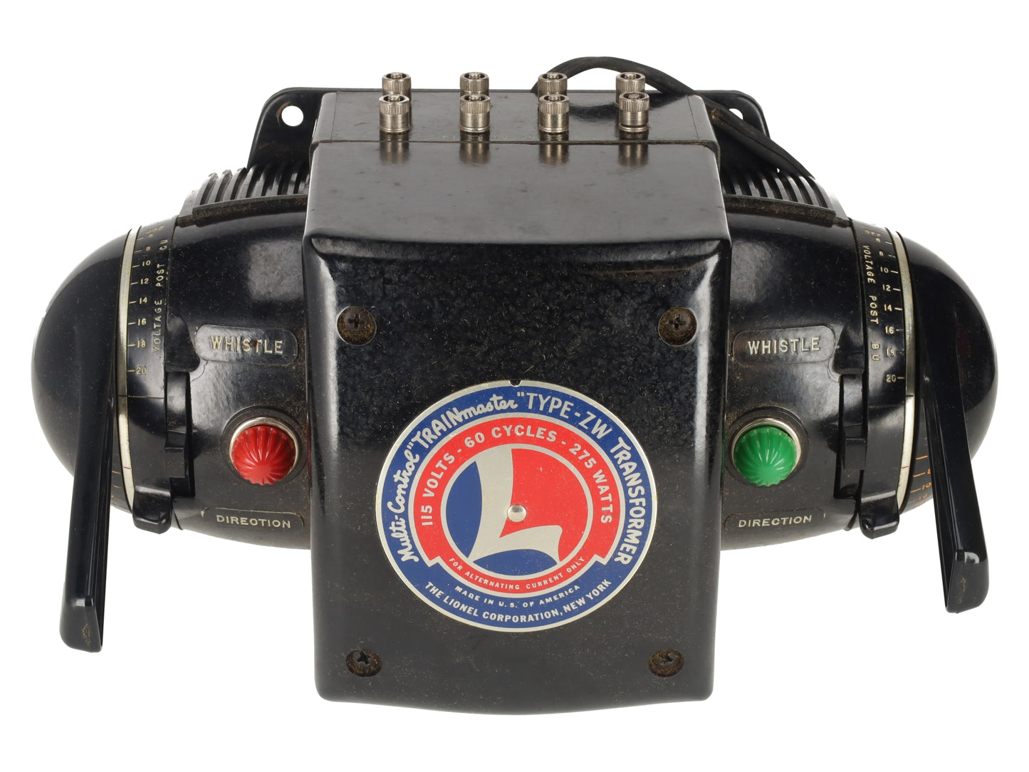 Lionel ZW O Gauge Vintage Trainmaster 275 Watt Transformer with Whistle VG