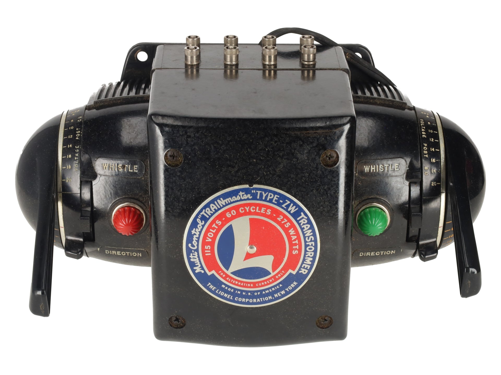 Lionel ZW O Gauge Vintage Trainmaster 275 Watt Transformer with Whistle VG