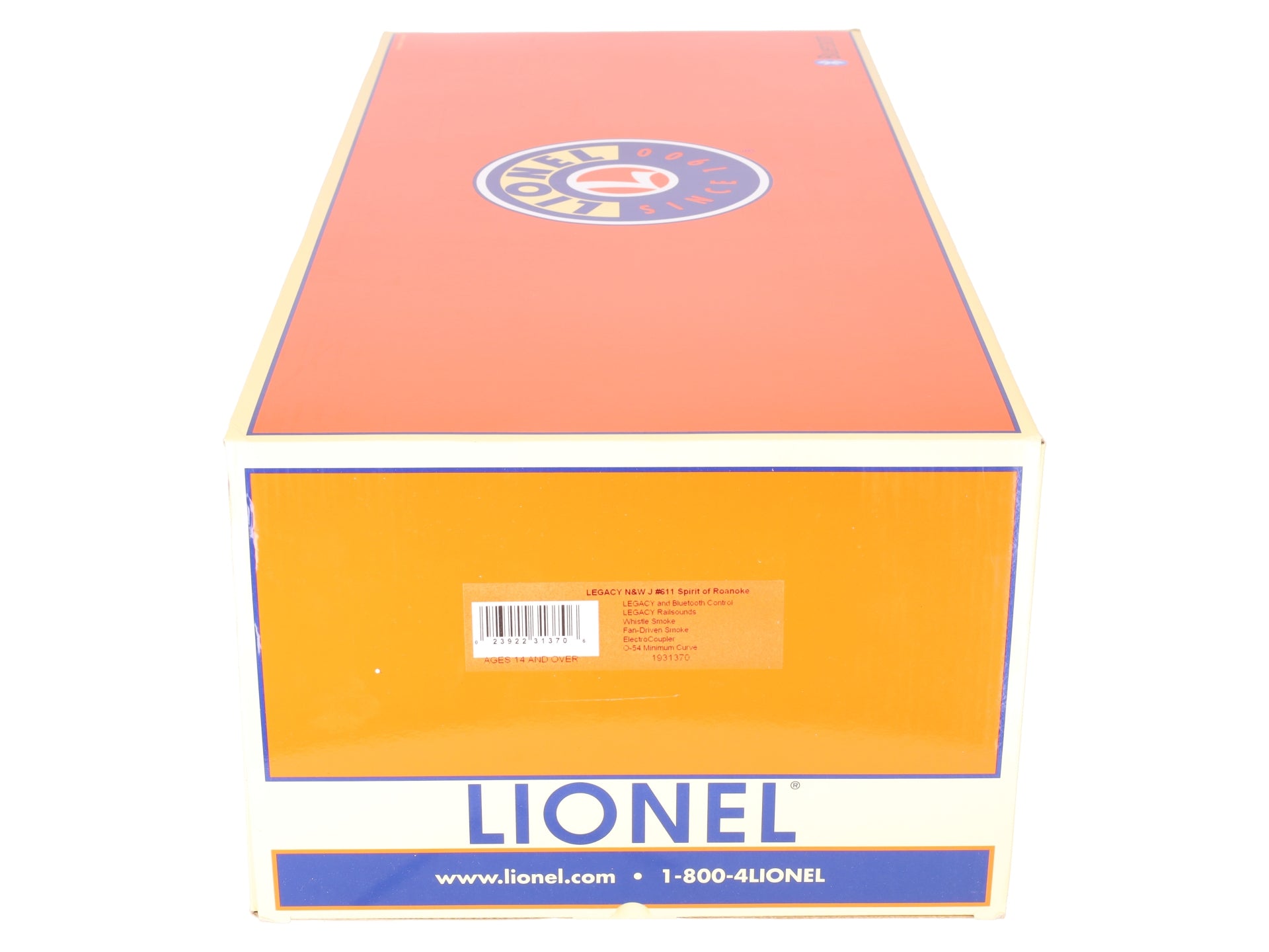 Lionel 1931370 O N&W Spirit of Roanoke Legacy J 4-8-4 Steam Locomotive #611 LN/Box