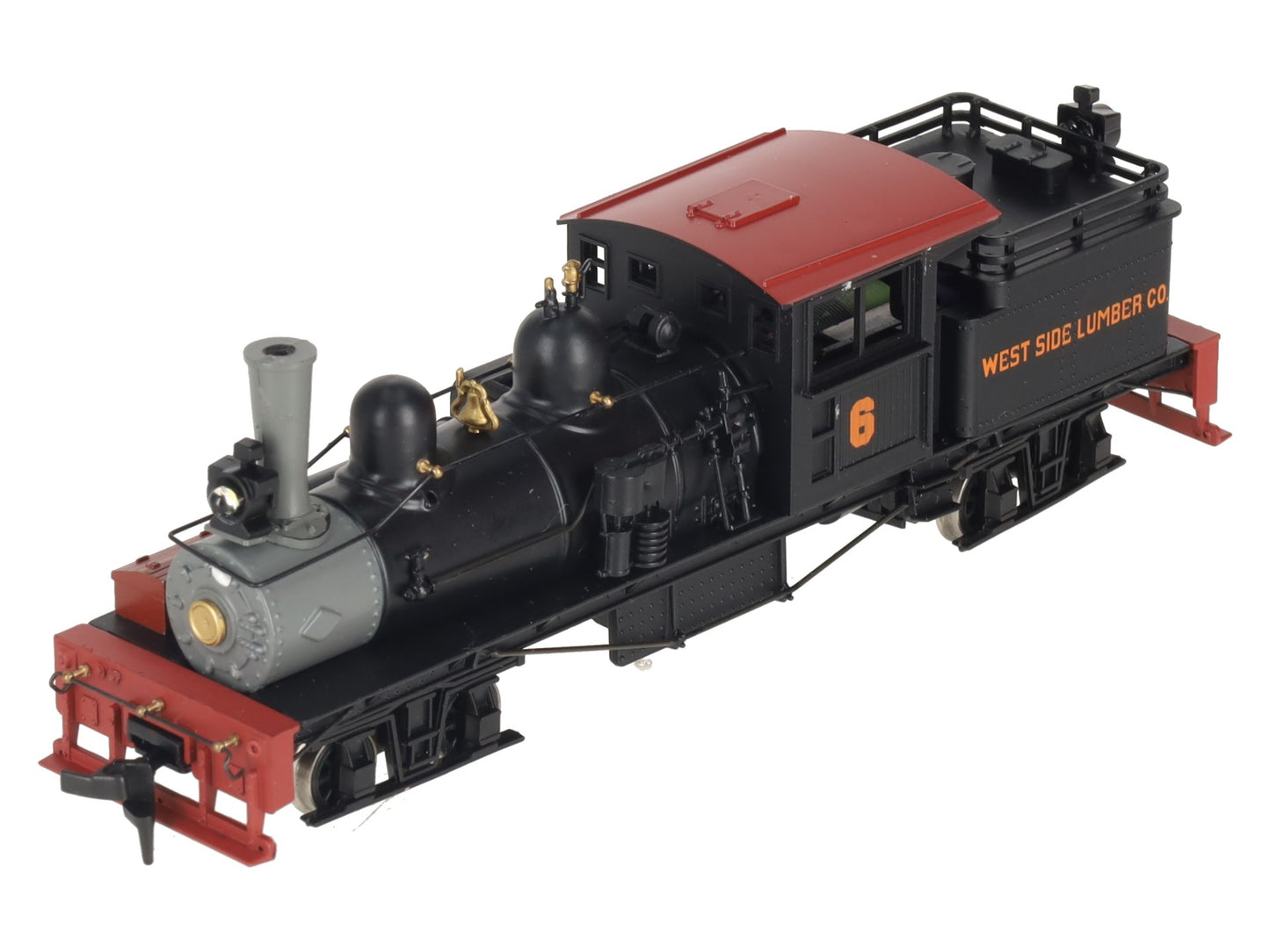 Roundhouse 202 HO Scale West Side Lumber 2-Truck Shay No. 6 EX/Box