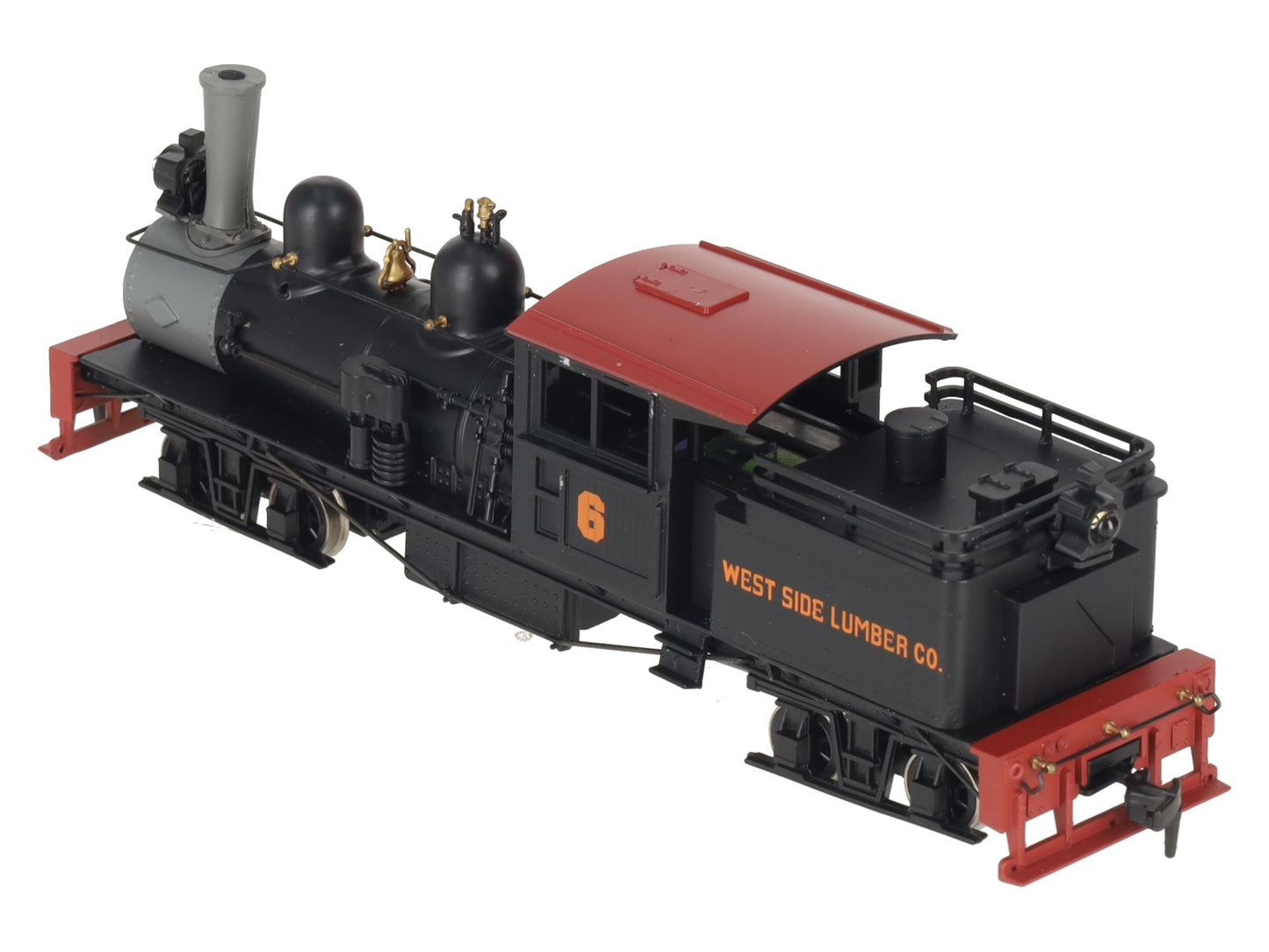 Roundhouse 202 HO Scale West Side Lumber 2-Truck Shay No. 6 EX/Box