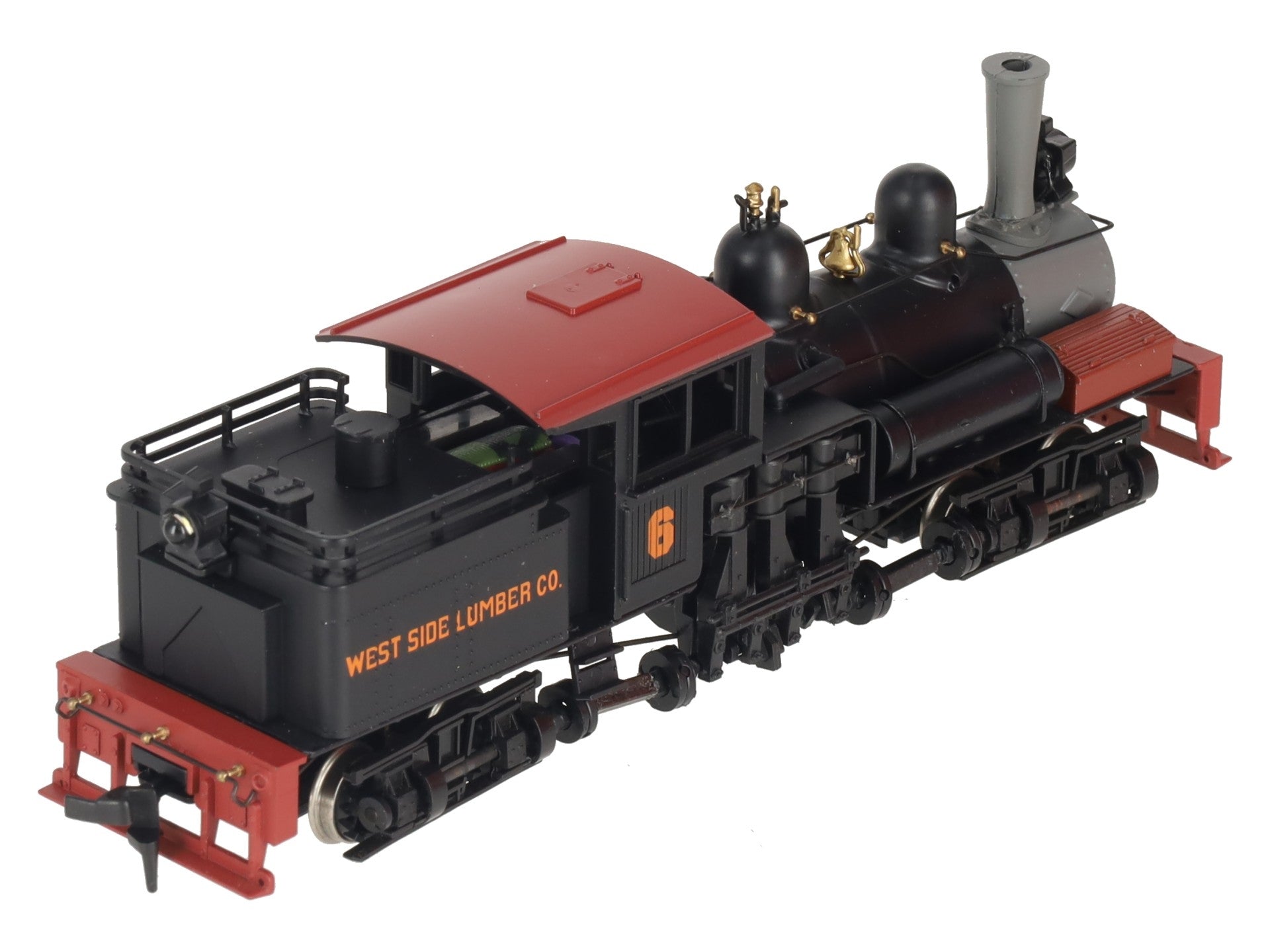 Roundhouse 202 HO Scale West Side Lumber 2-Truck Shay No. 6 EX/Box