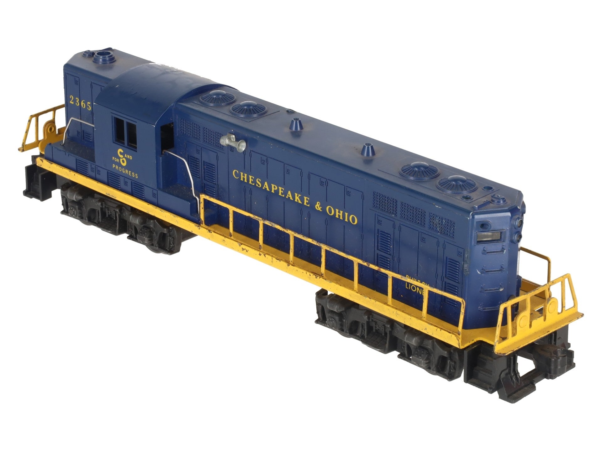 Lionel 2365 Vintage O Chesapeake & Ohio GP-7 Powered Diesel Locomotive VG