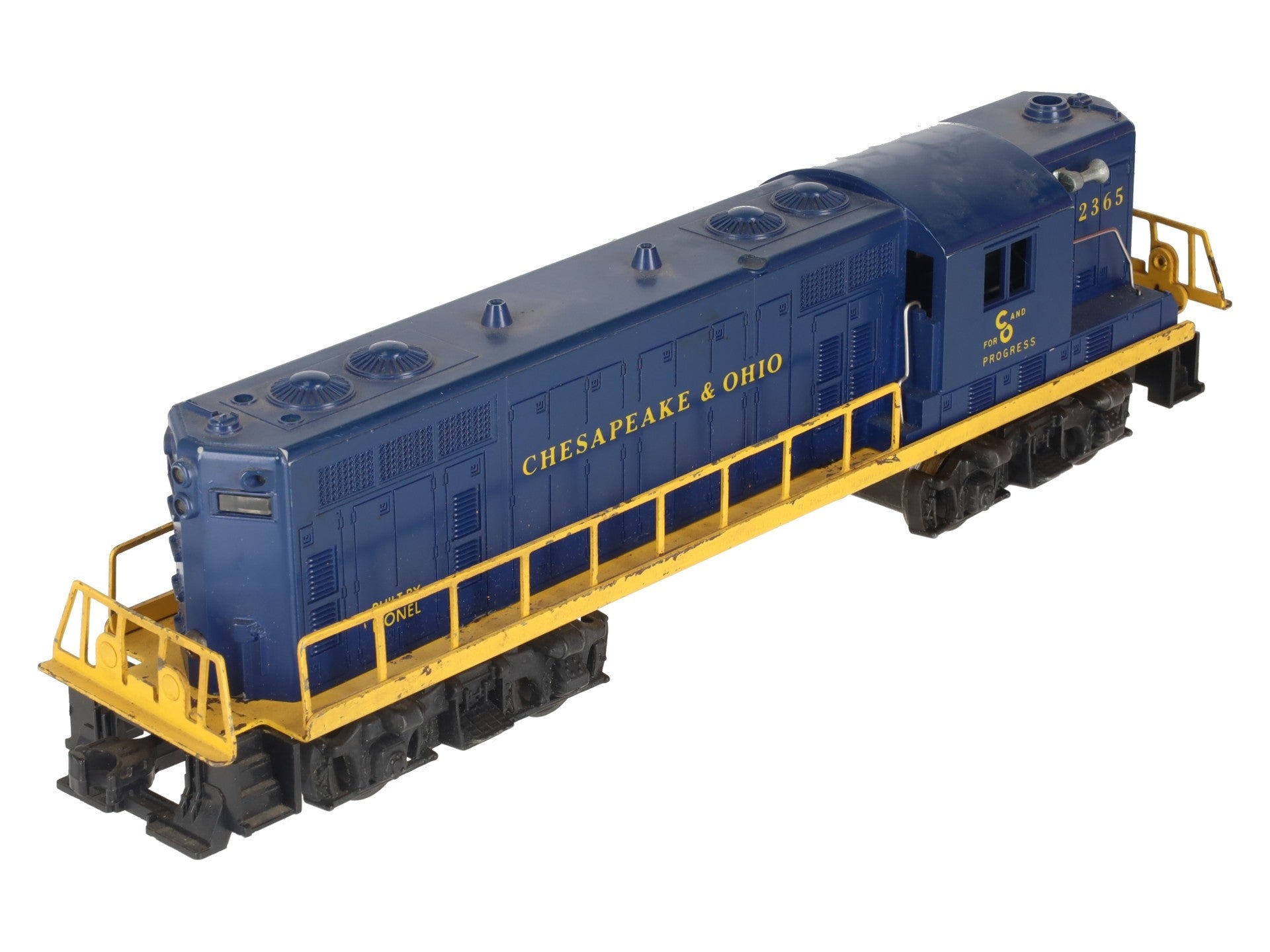 Lionel 2365 Vintage O Chesapeake & Ohio GP-7 Powered Diesel Locomotive VG