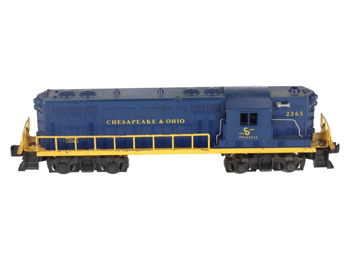 Lionel 2365 Vintage O Chesapeake & Ohio GP-7 Powered Diesel Locomotive VG