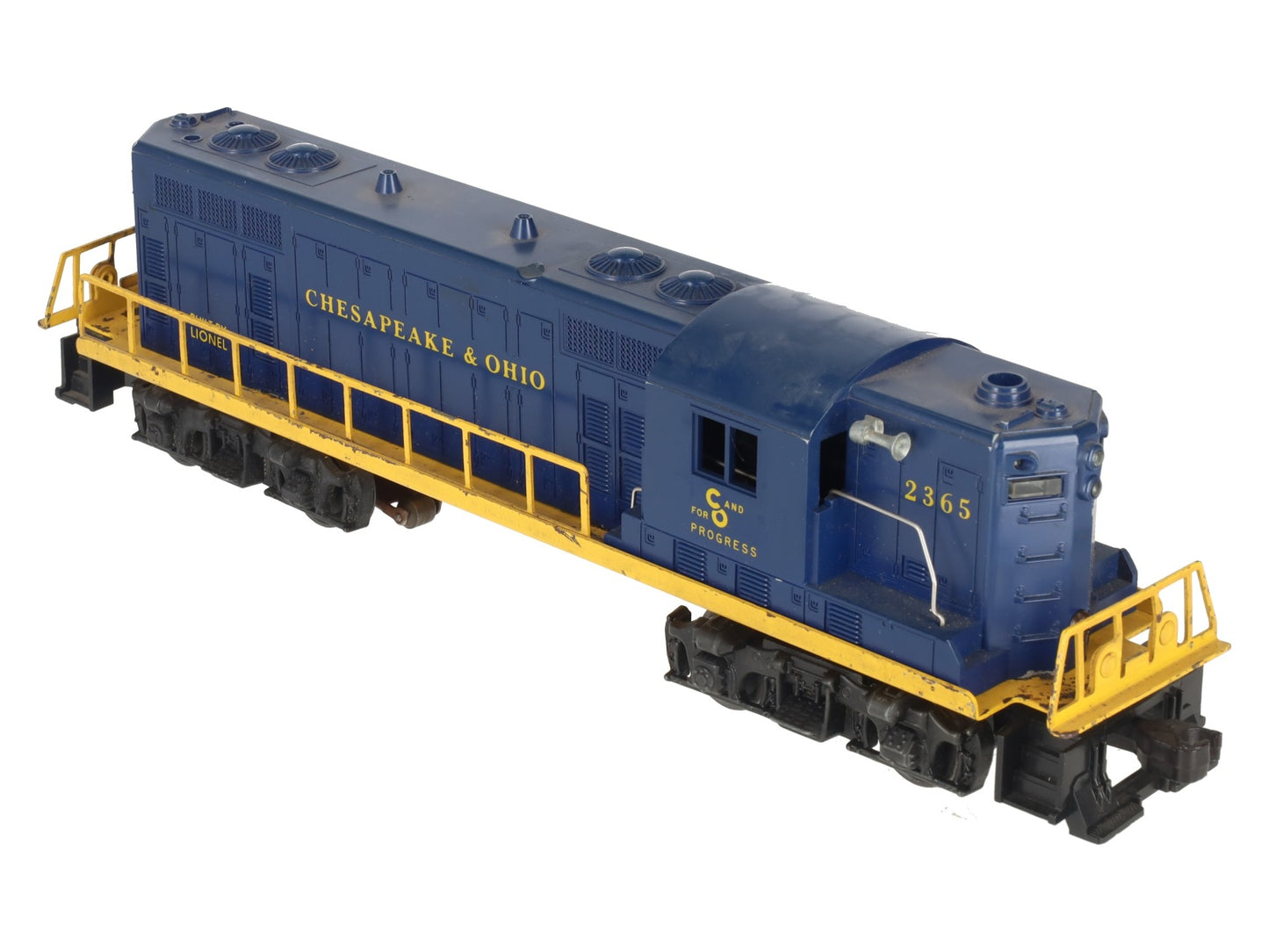 Lionel 2365 Vintage O Chesapeake & Ohio GP-7 Powered Diesel Locomotive VG