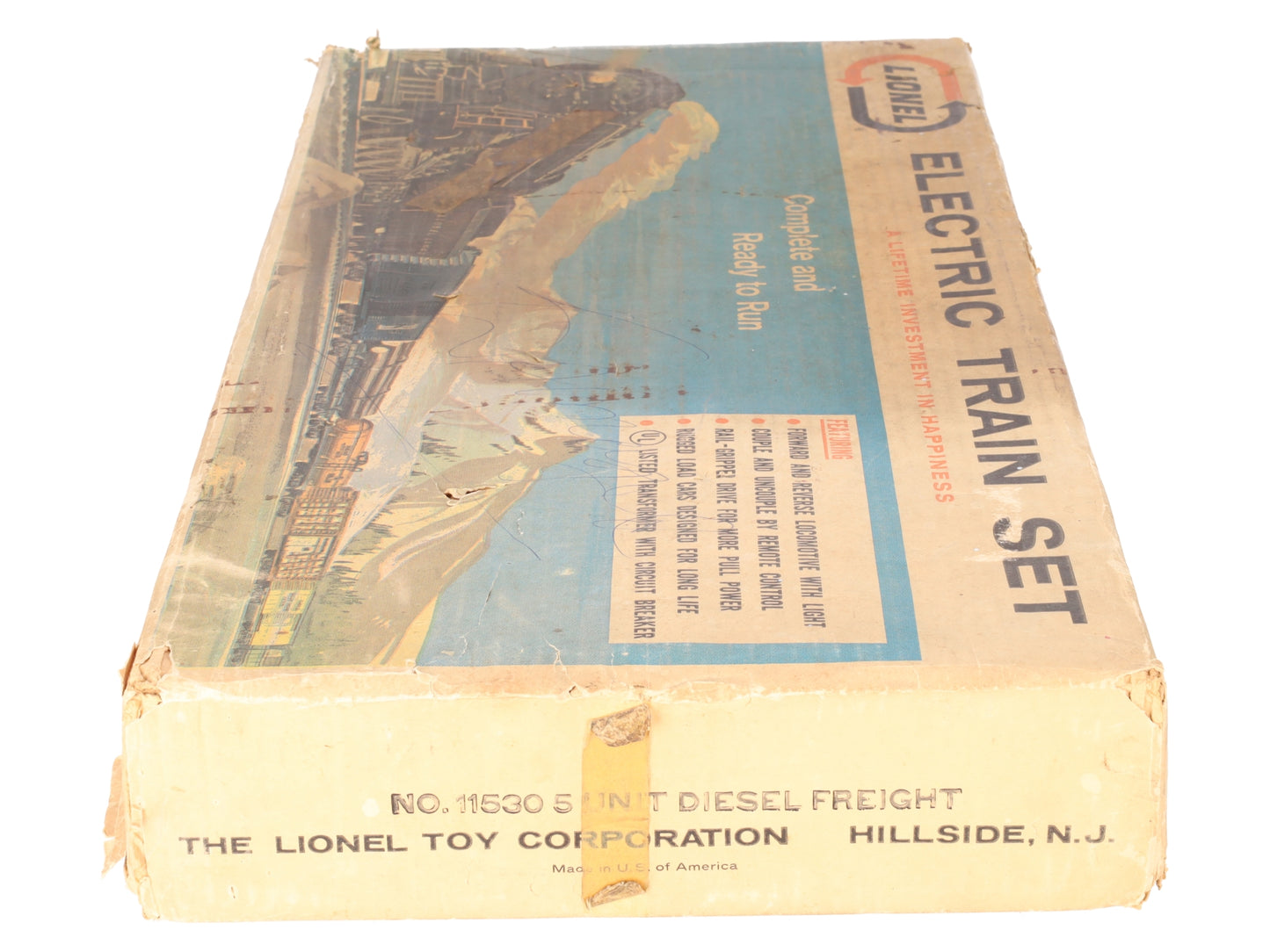 Lionel 11530 Vintage O 634 Diesel Set. 6014, 6142, 6402, 6130 VG/Box
