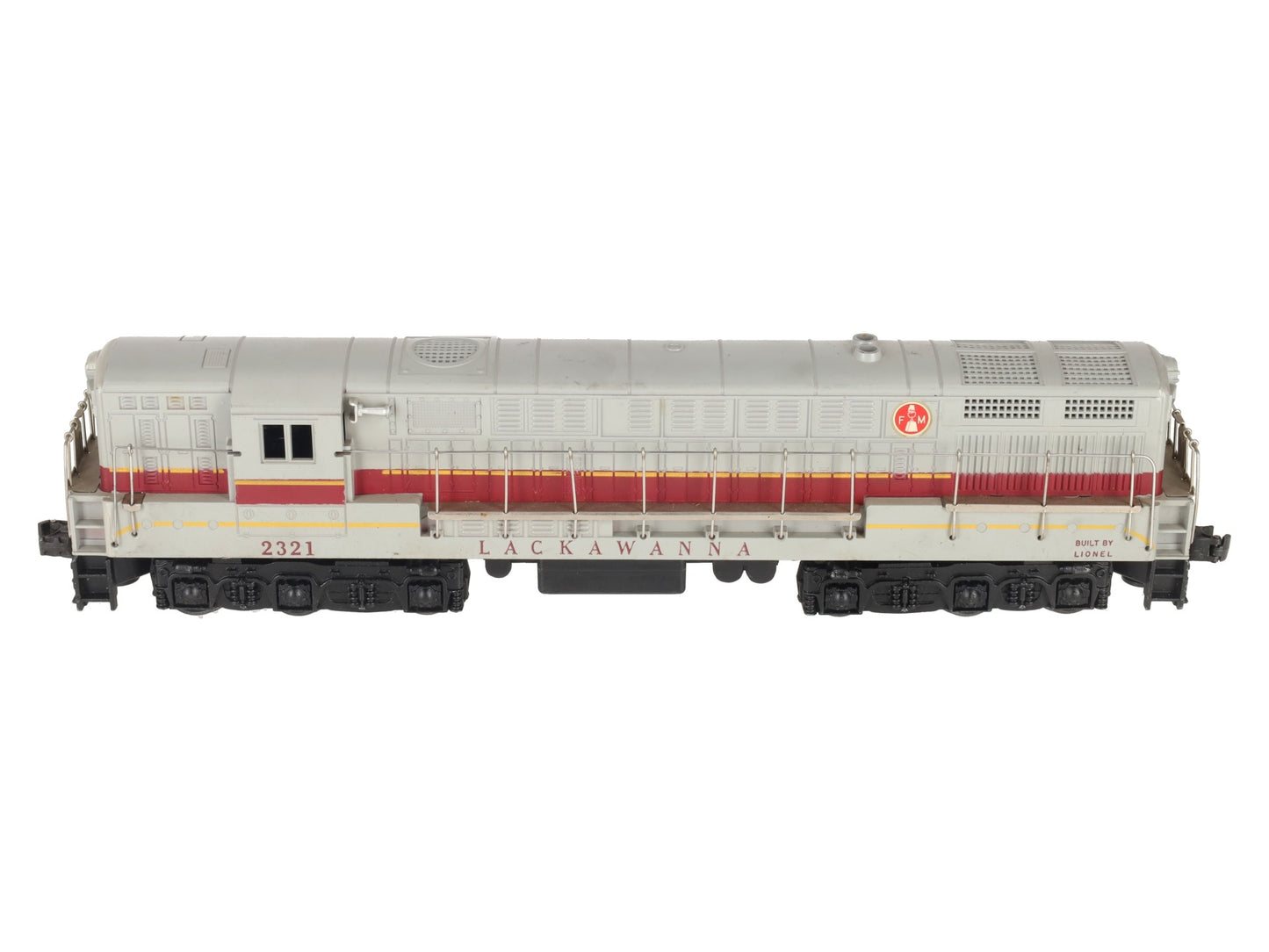 Lionel 2321 Vintage O Lackawanna FM Trainmaster Diesel (Gray Roof Version) VG