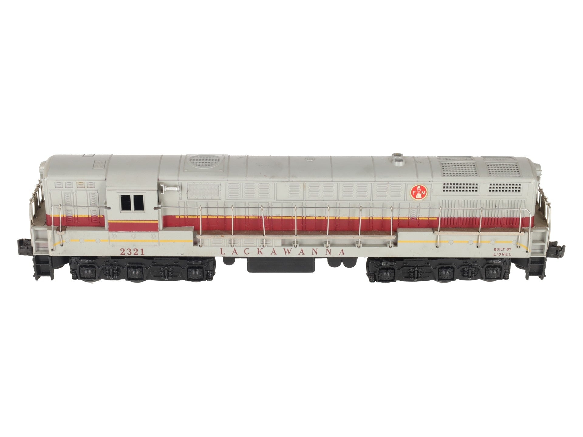 Lionel 2321 Vintage O Lackawanna FM Trainmaster Diesel (Gray Roof Version) VG