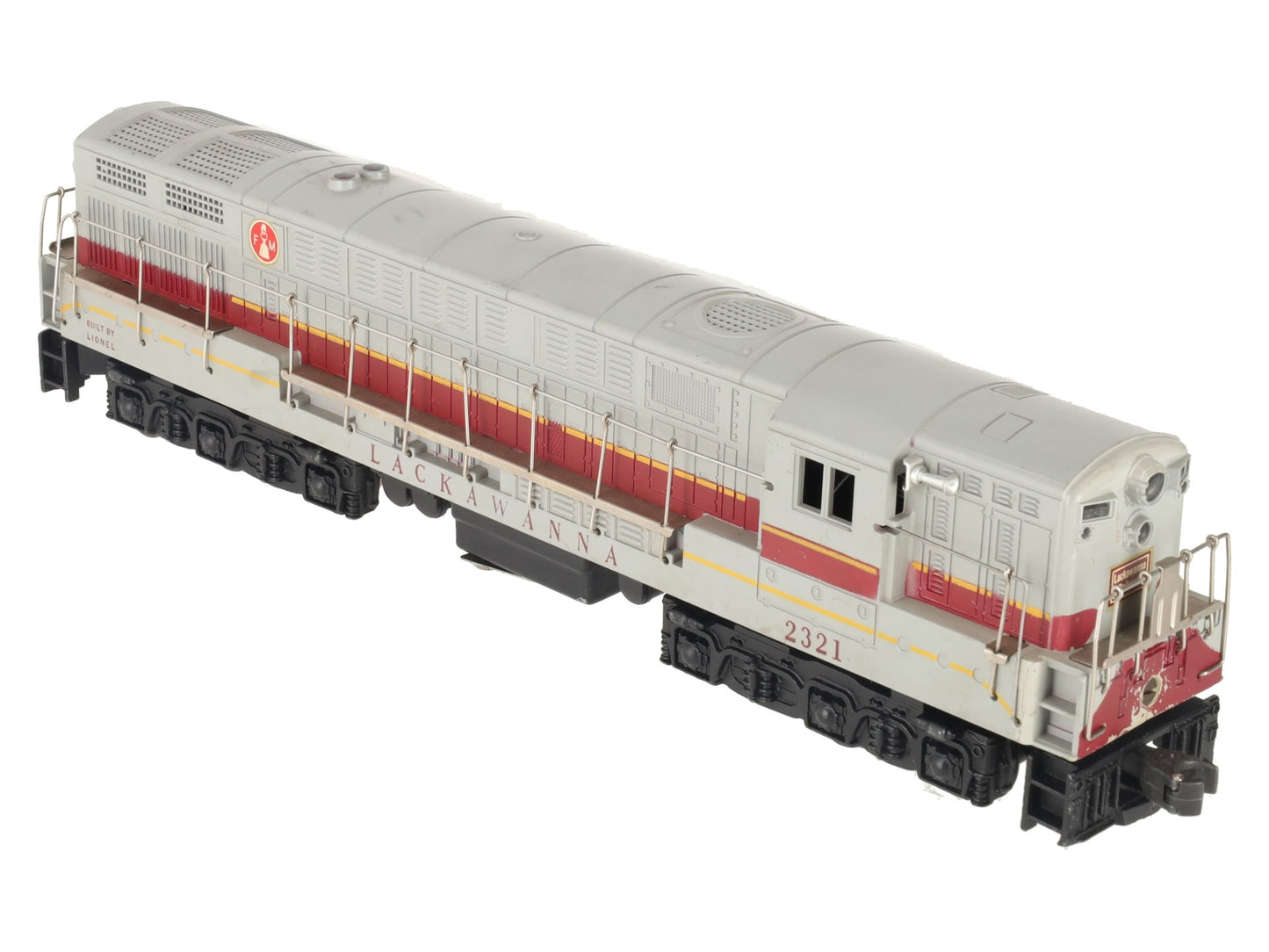 Lionel 2321 Vintage O Lackawanna FM Trainmaster Diesel (Gray Roof Version) VG