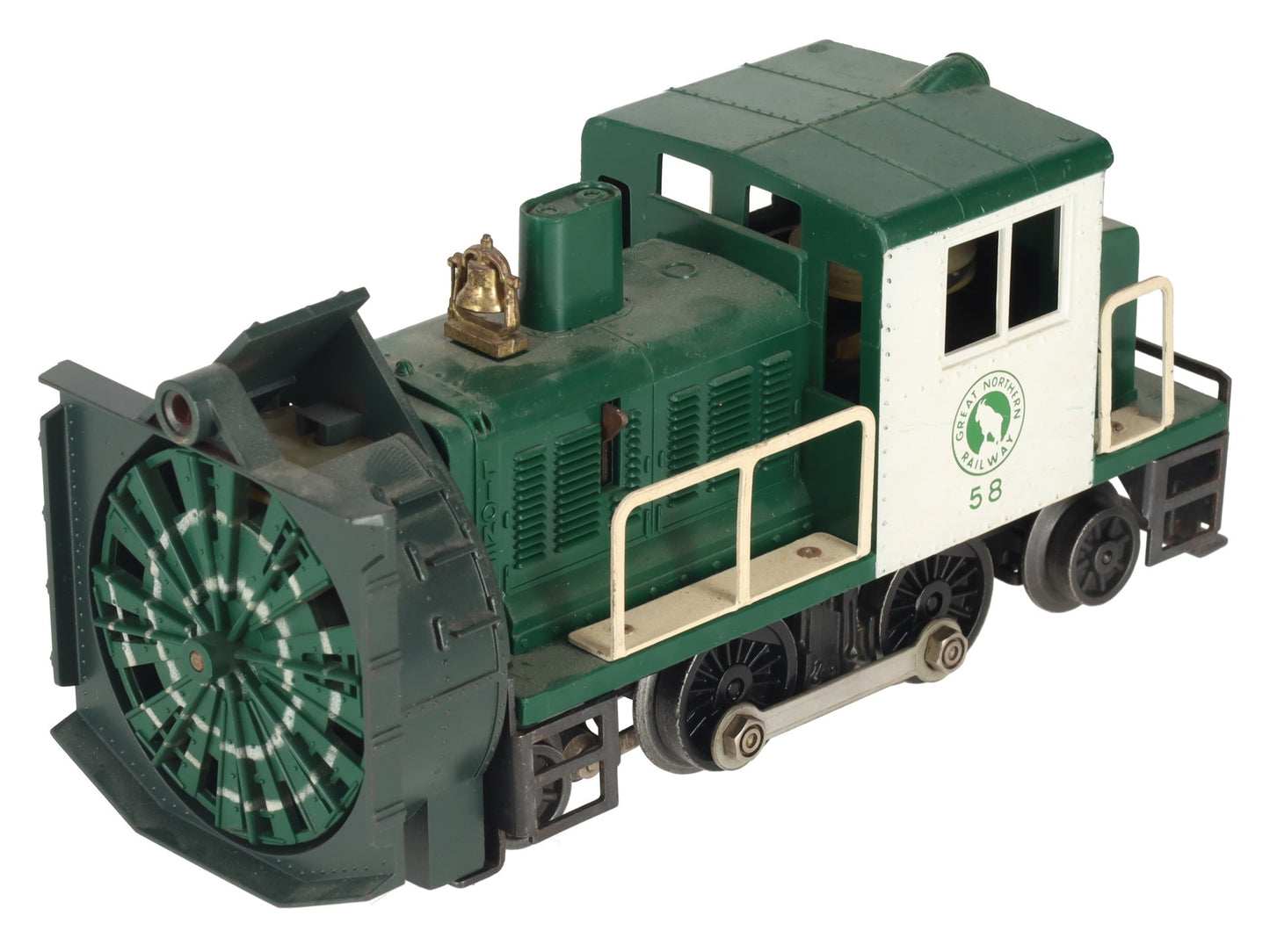 Lionel 58 Vintage O Great Northern Rotary Snow Plow VG