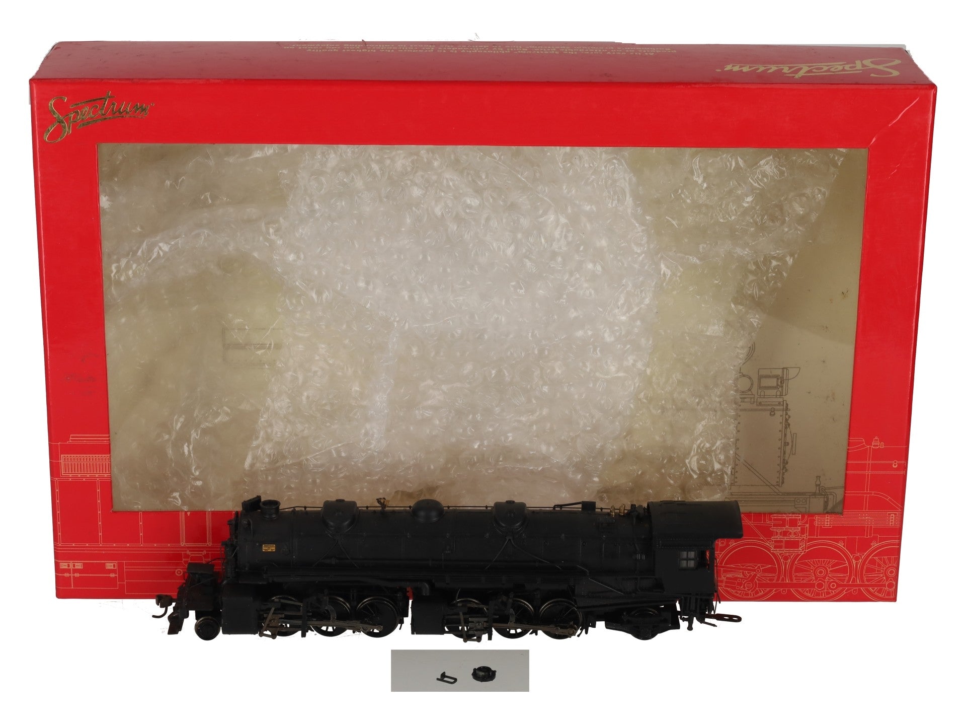 Bachmann 82621 HO Undecorated H-4 2-6-6-2 Steam Locomotive w/DCC VG/Box