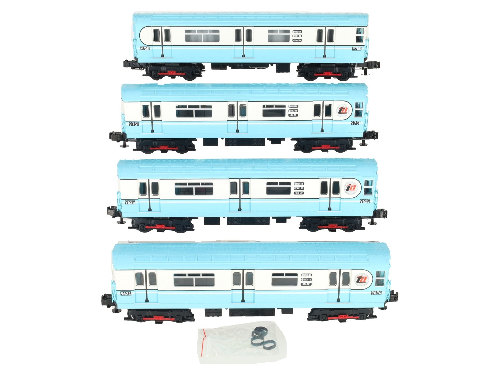 MTH 30-2274-1 O MTA World‘s Fair R-36 Subway Set w/Proto-Sound 2.0 (Set of 4) EX