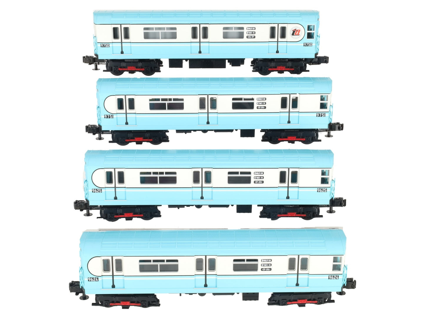 MTH 30-2274-1 O MTA World‘s Fair R-36 Subway Set w/Proto-Sound 2.0 (Set of 4) EX