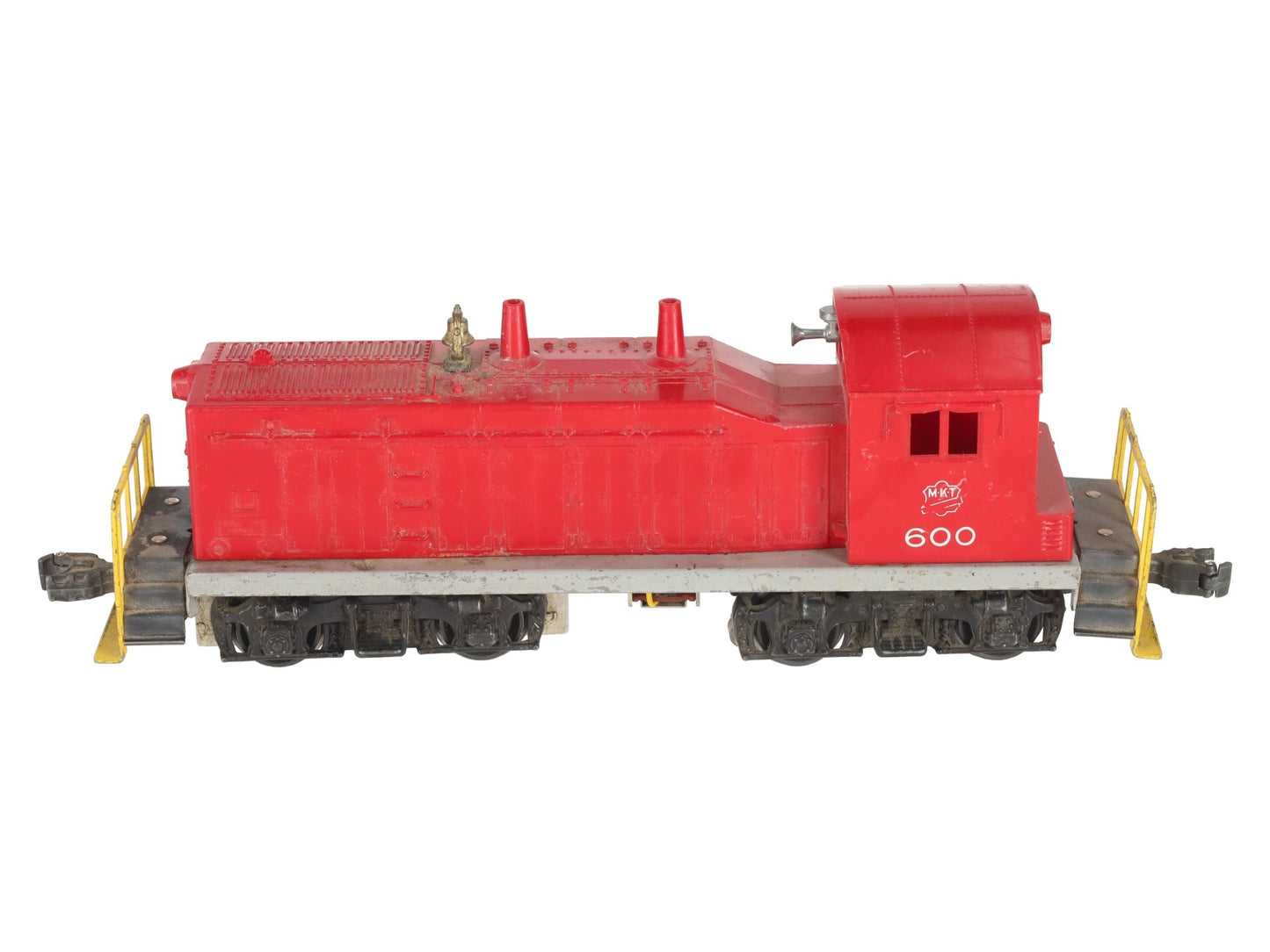 Lionel 600 Vintage O MKT NW-2 Diesel Locomotive w/Yellow Handrails VG