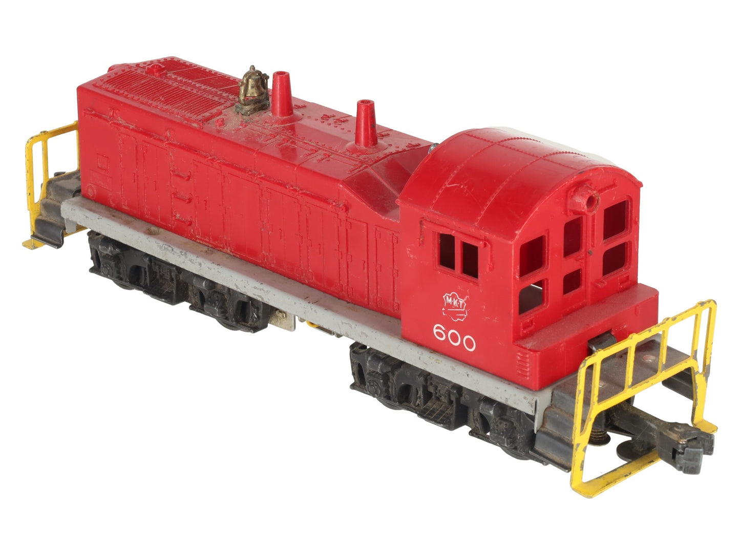 Lionel 600 Vintage O MKT NW-2 Diesel Locomotive w/Yellow Handrails VG