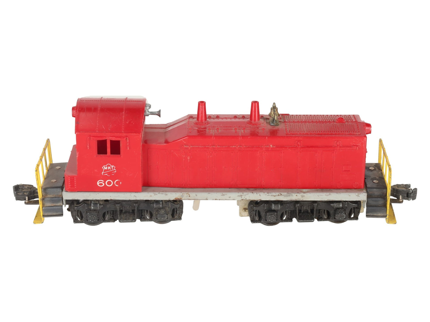 Lionel 600 Vintage O MKT NW-2 Diesel Locomotive w/Yellow Handrails VG