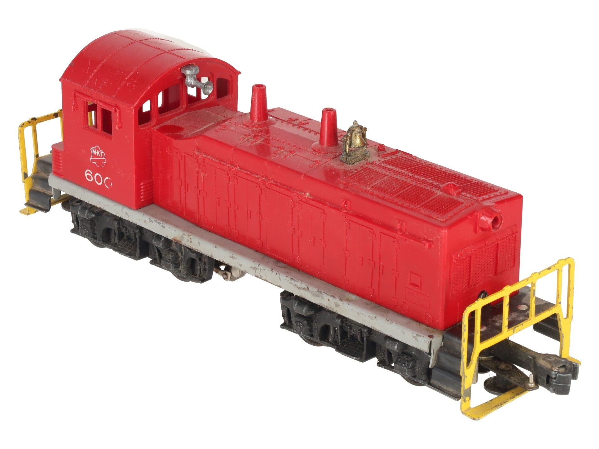 Lionel 600 Vintage O MKT NW-2 Diesel Locomotive w/Yellow Handrails VG