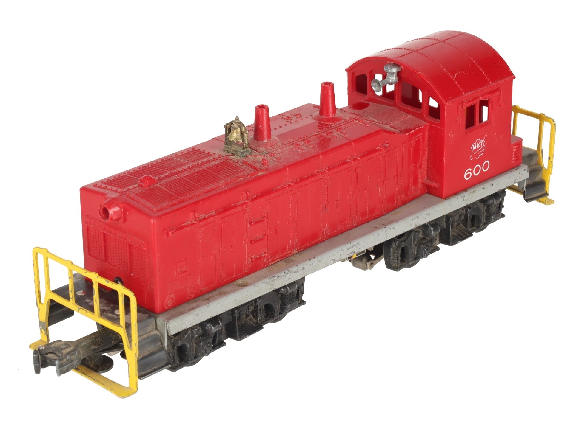 Lionel 600 Vintage O MKT NW-2 Diesel Locomotive w/Yellow Handrails VG