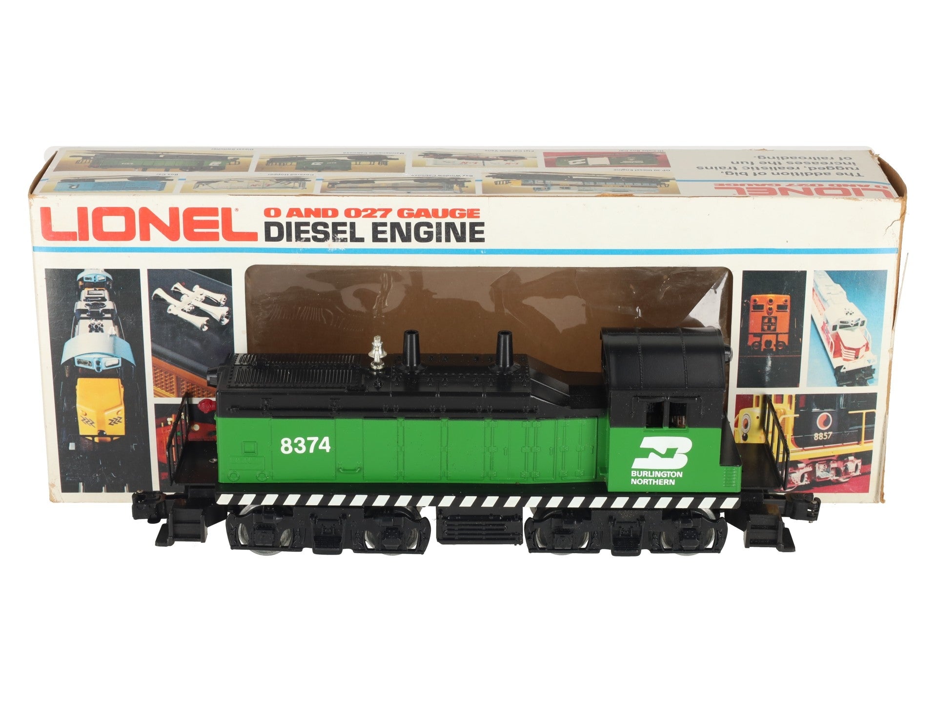 Lionel 6-8374 O Gauge Burlington Northern SW-1 Switcher #8374 VG/Box