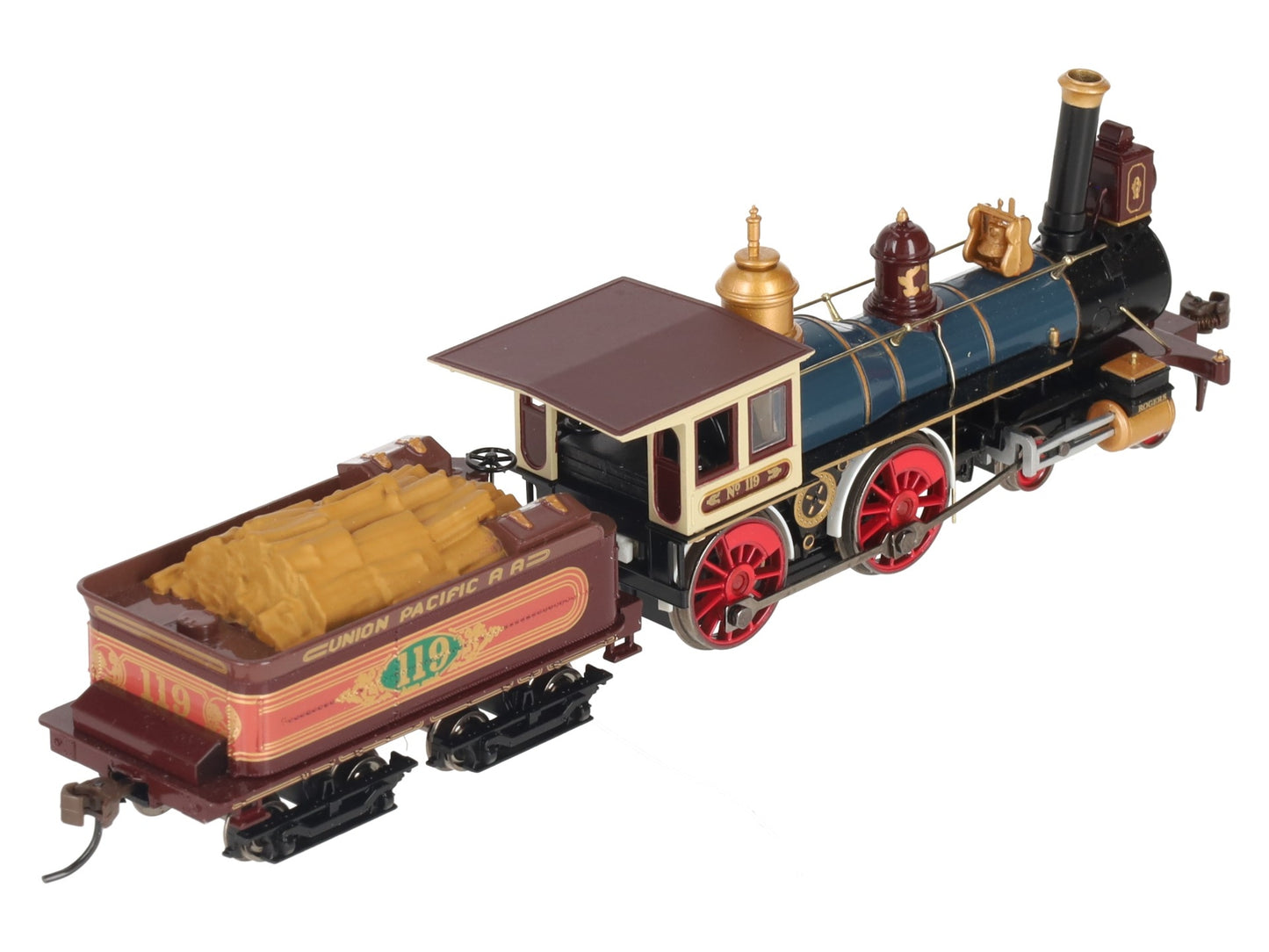 Bachmann 52701 HO Union Pacific 4-4-0 Steam Loco & Tender #119 w Sound & DCC EX/Box