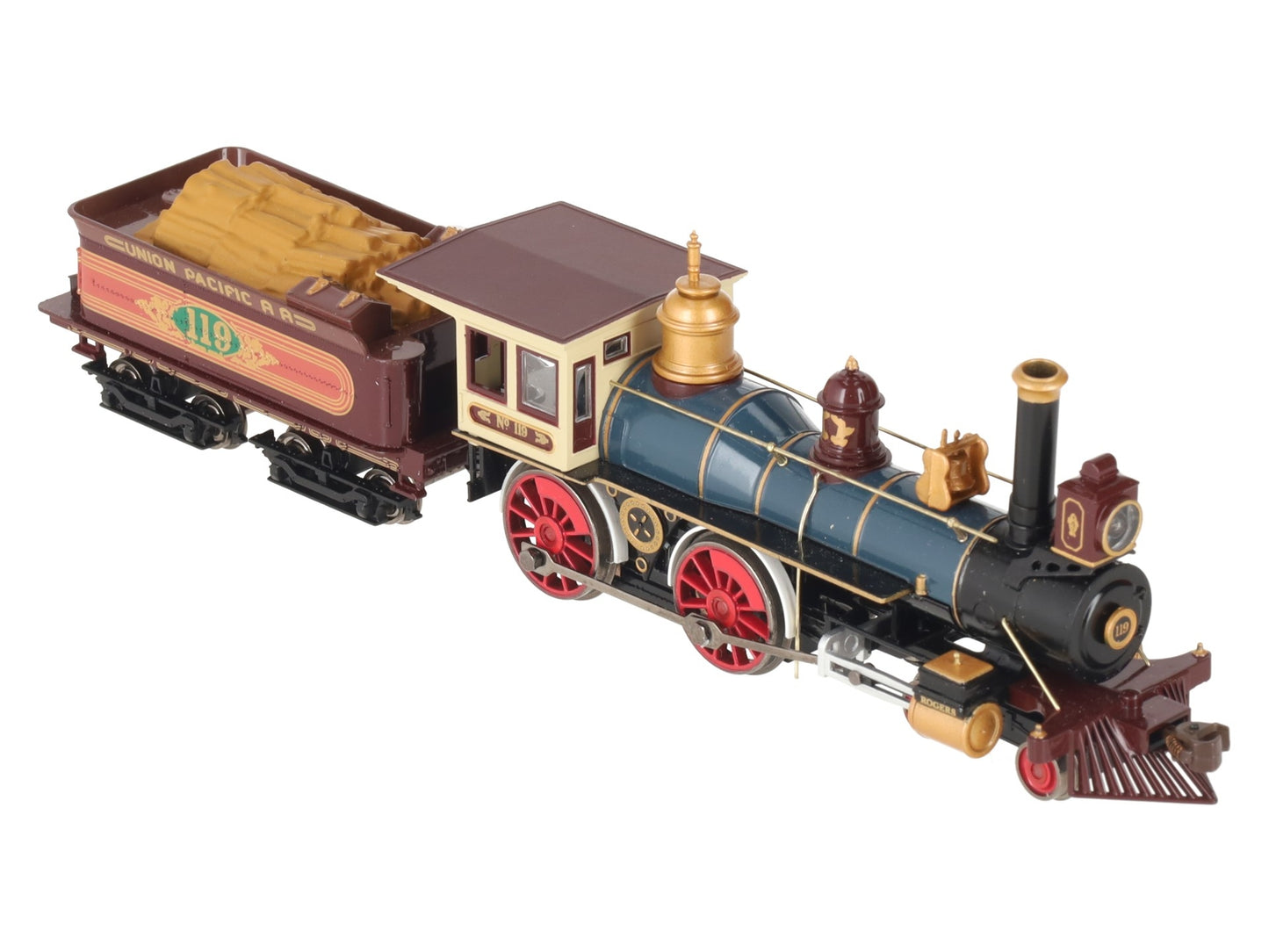Bachmann 52701 HO Union Pacific 4-4-0 Steam Loco & Tender #119 w Sound & DCC EX/Box