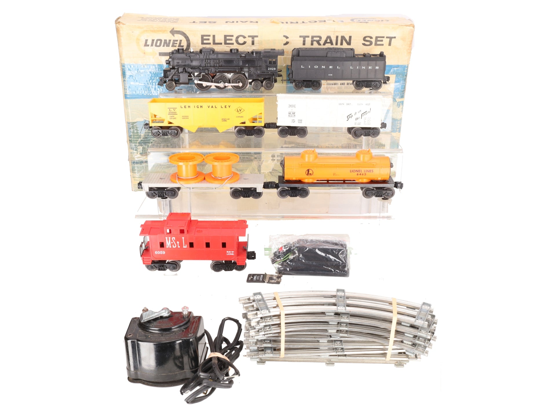 Lionel 11500 Vintage O 671 Steam Freight w/6176, 6465, 6014, 6059 VG/Box