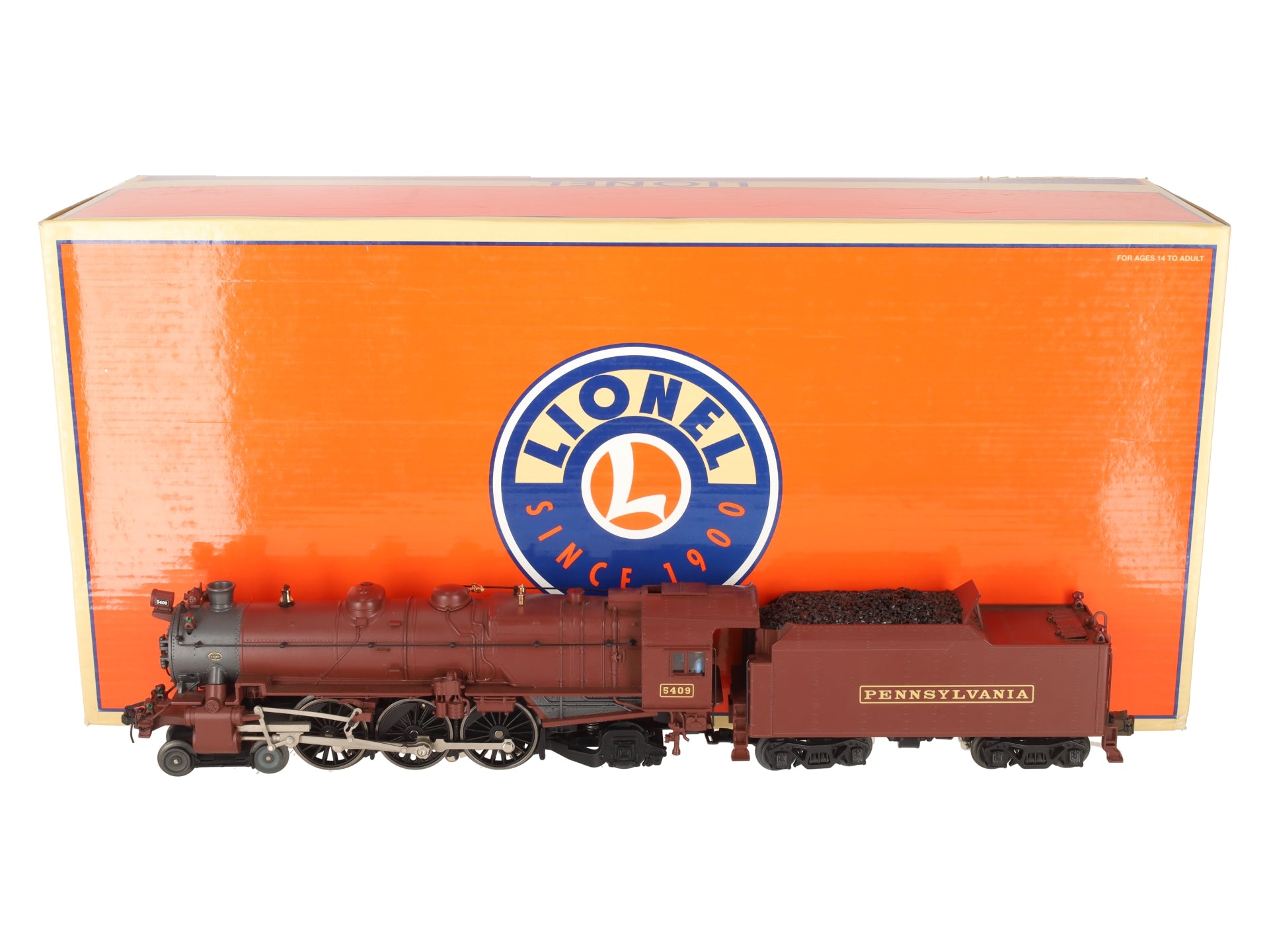 Lionel 6-11319 O Pennsylvania K4 4-6-2 Steam Locomotive & Tender #5409 EX/Box