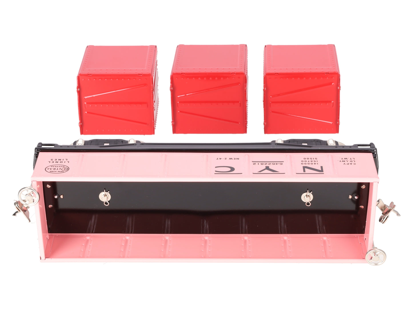 MTH / Lionel 11-30152 Std. Gauge New York Central Gondola Car w/ Containers #212 LN/Box