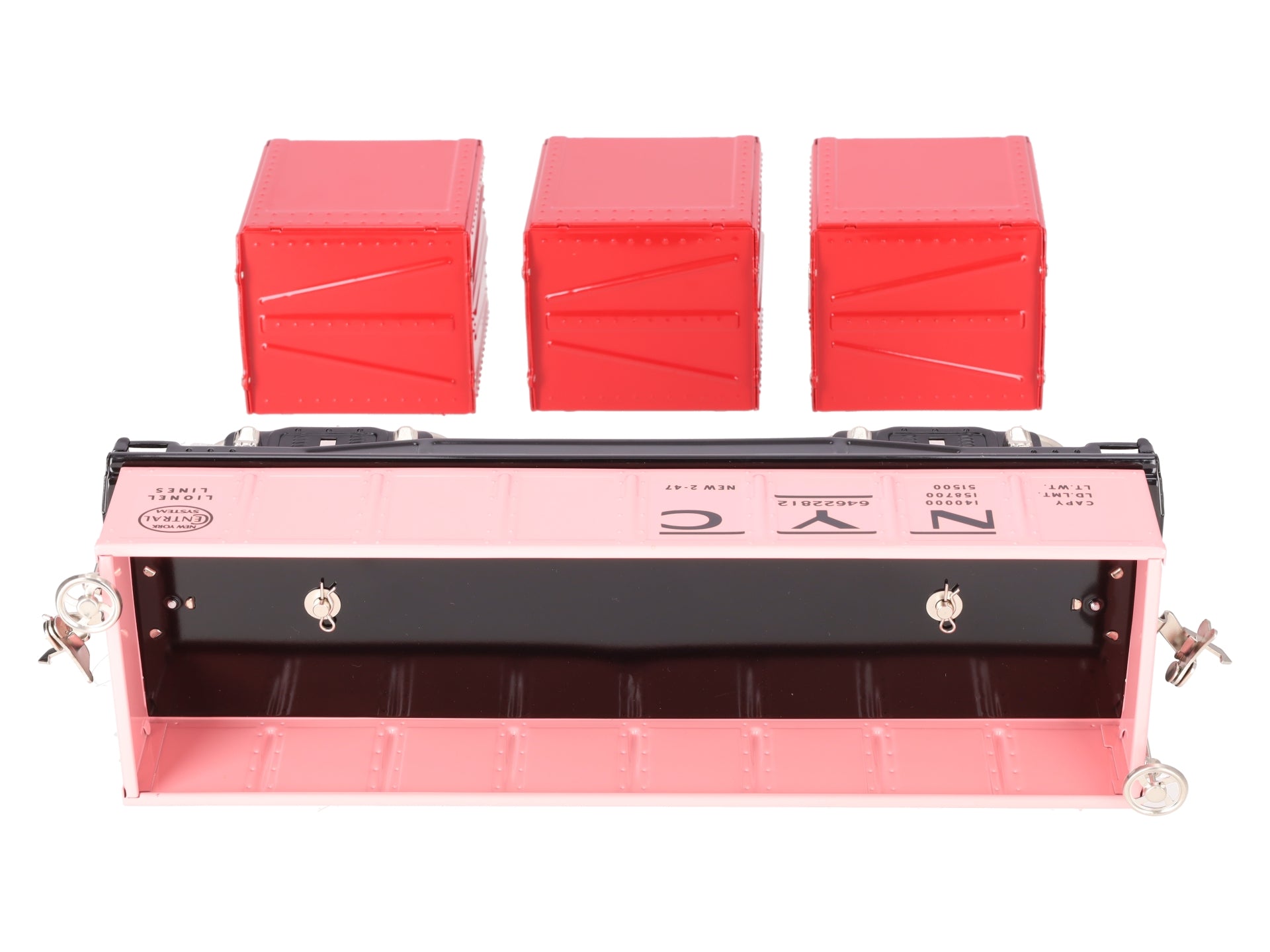 MTH / Lionel 11-30152 Std. Gauge New York Central Gondola Car w/ Containers #212 LN/Box