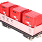 MTH / Lionel 11-30152 Std. Gauge New York Central Gondola Car w/ Containers #212 LN/Box