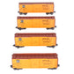 K-Line K766-1055A O-Gauge ATSF Super Chief Map Series Reefer Cars [4] LN/Box