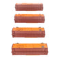 K-Line K766-1055A O-Gauge ATSF Super Chief Map Series Reefer Cars [4] LN/Box