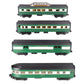 MTH 30-6123 O Southern RailKing Streamlined Passenger Set (Set of 4) EX/Box