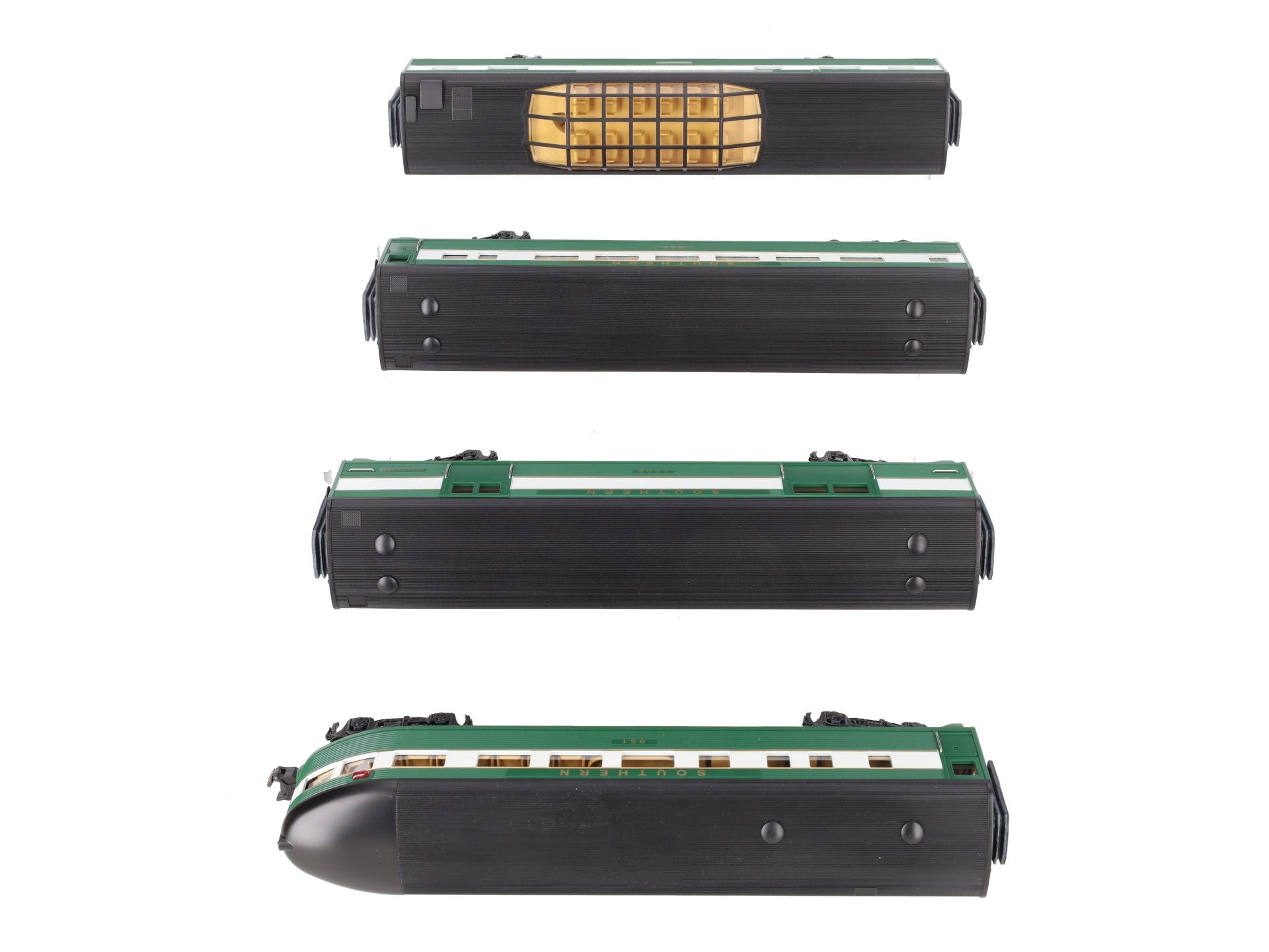 MTH 30-6123 O Southern RailKing Streamlined Passenger Set (Set of 4) EX/Box