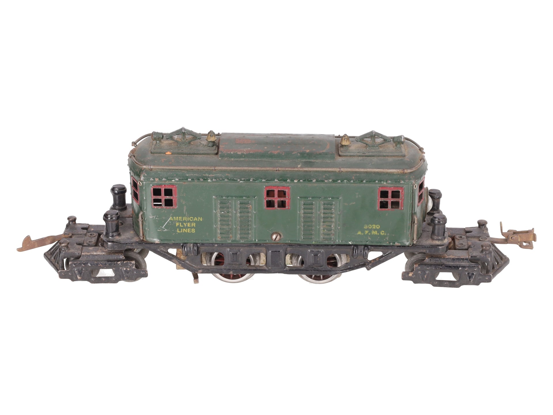 American Flyer 3020 Vintage O Prewar Box Cab Locomotive VG