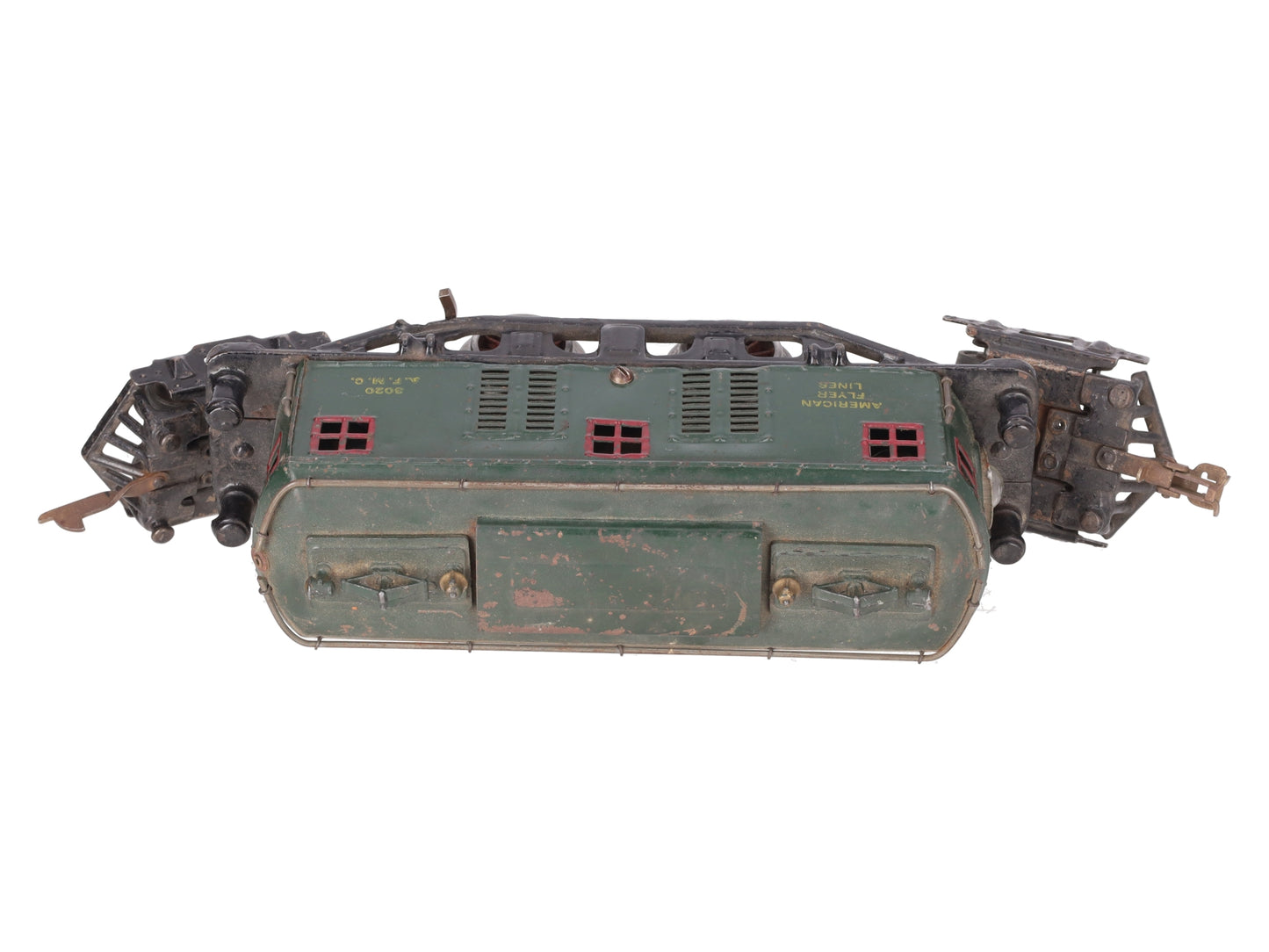 American Flyer 3020 Vintage O Prewar Box Cab Locomotive VG