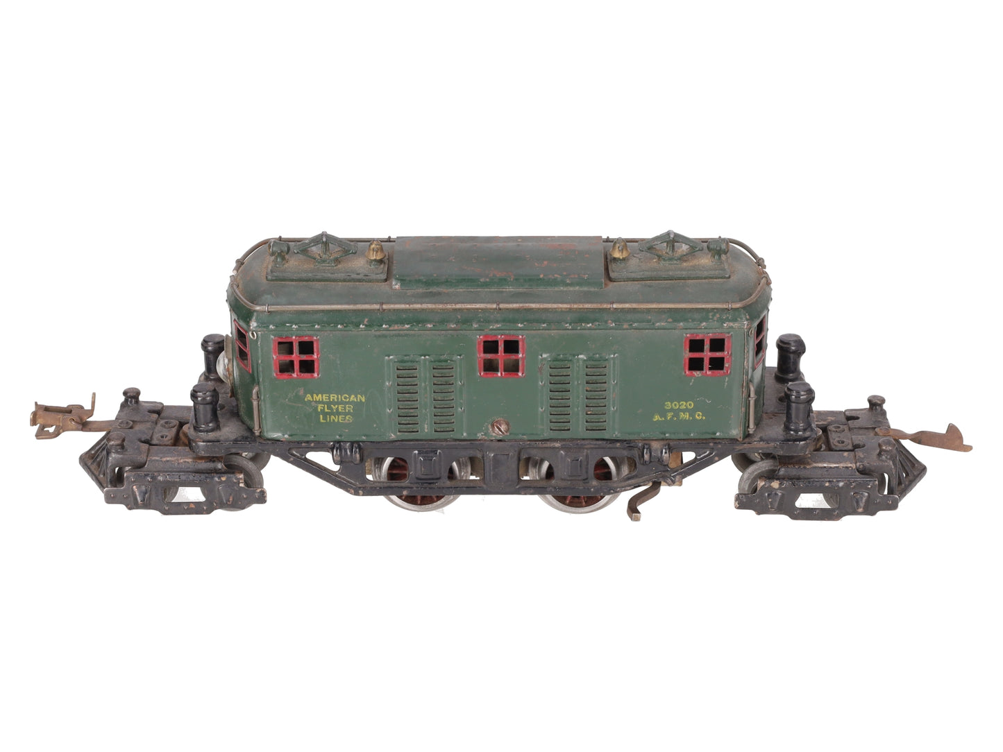American Flyer 3020 Vintage O Prewar Box Cab Locomotive VG
