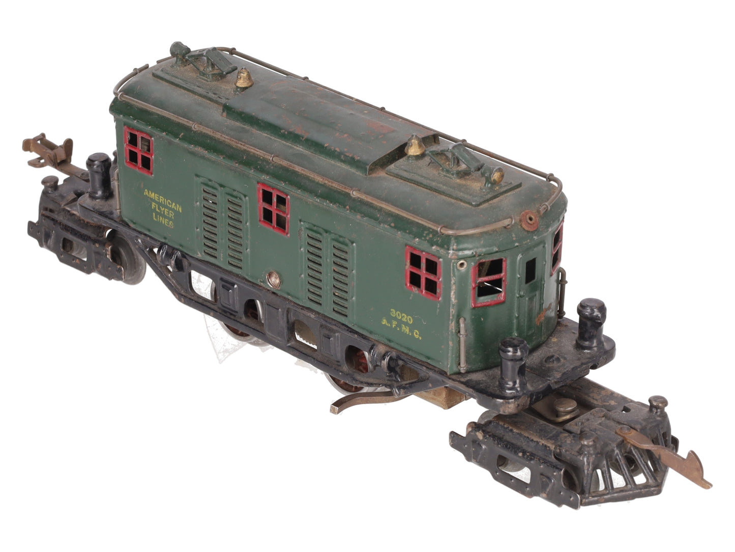 American Flyer 3020 Vintage O Prewar Box Cab Locomotive VG