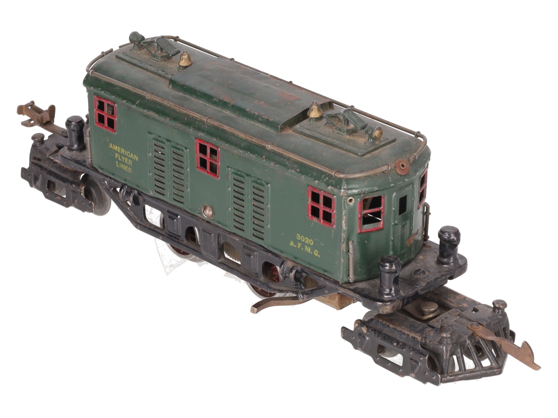 American Flyer 3020 Vintage O Prewar Box Cab Locomotive VG