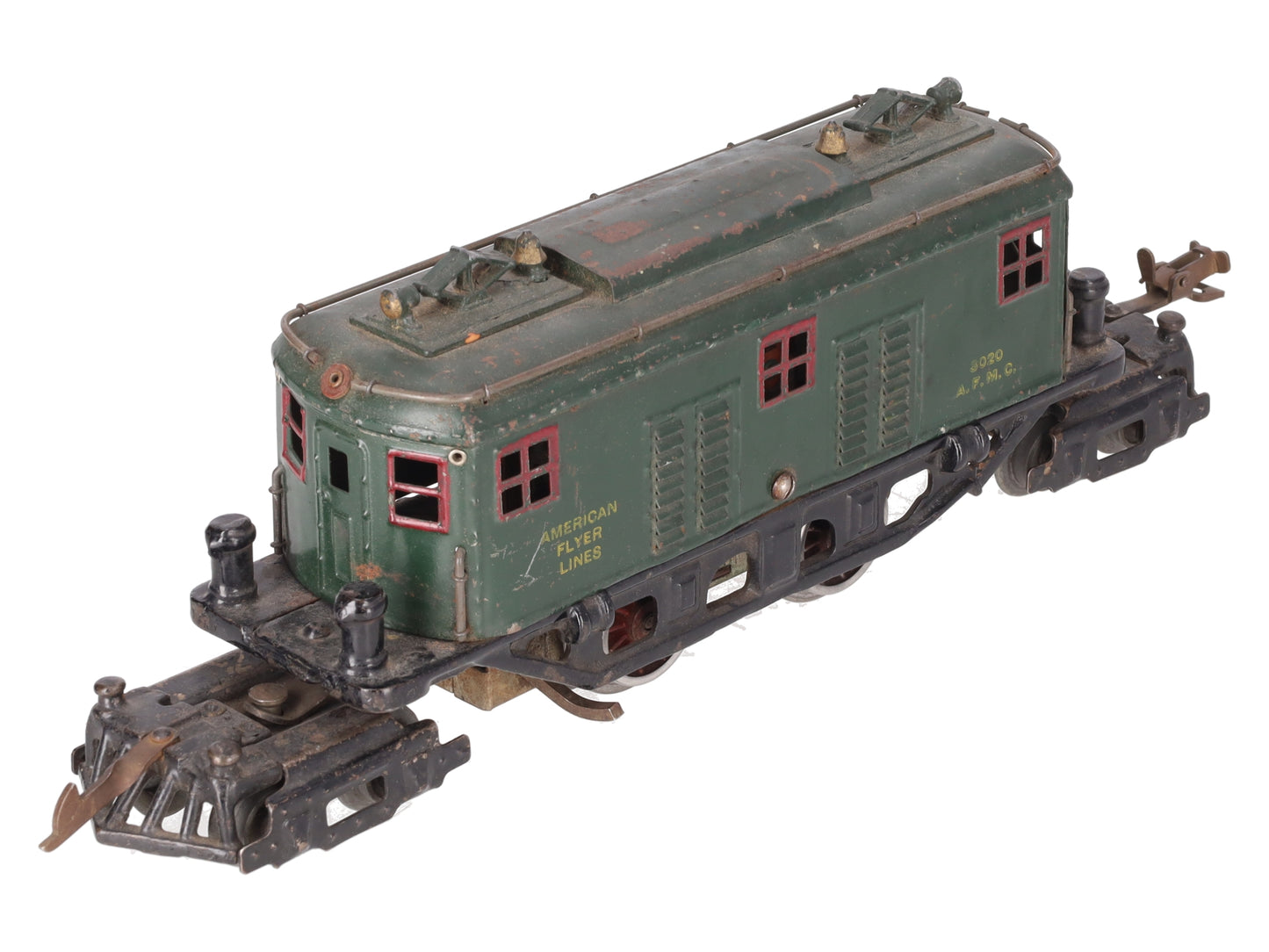 American Flyer 3020 Vintage O Prewar Box Cab Locomotive VG