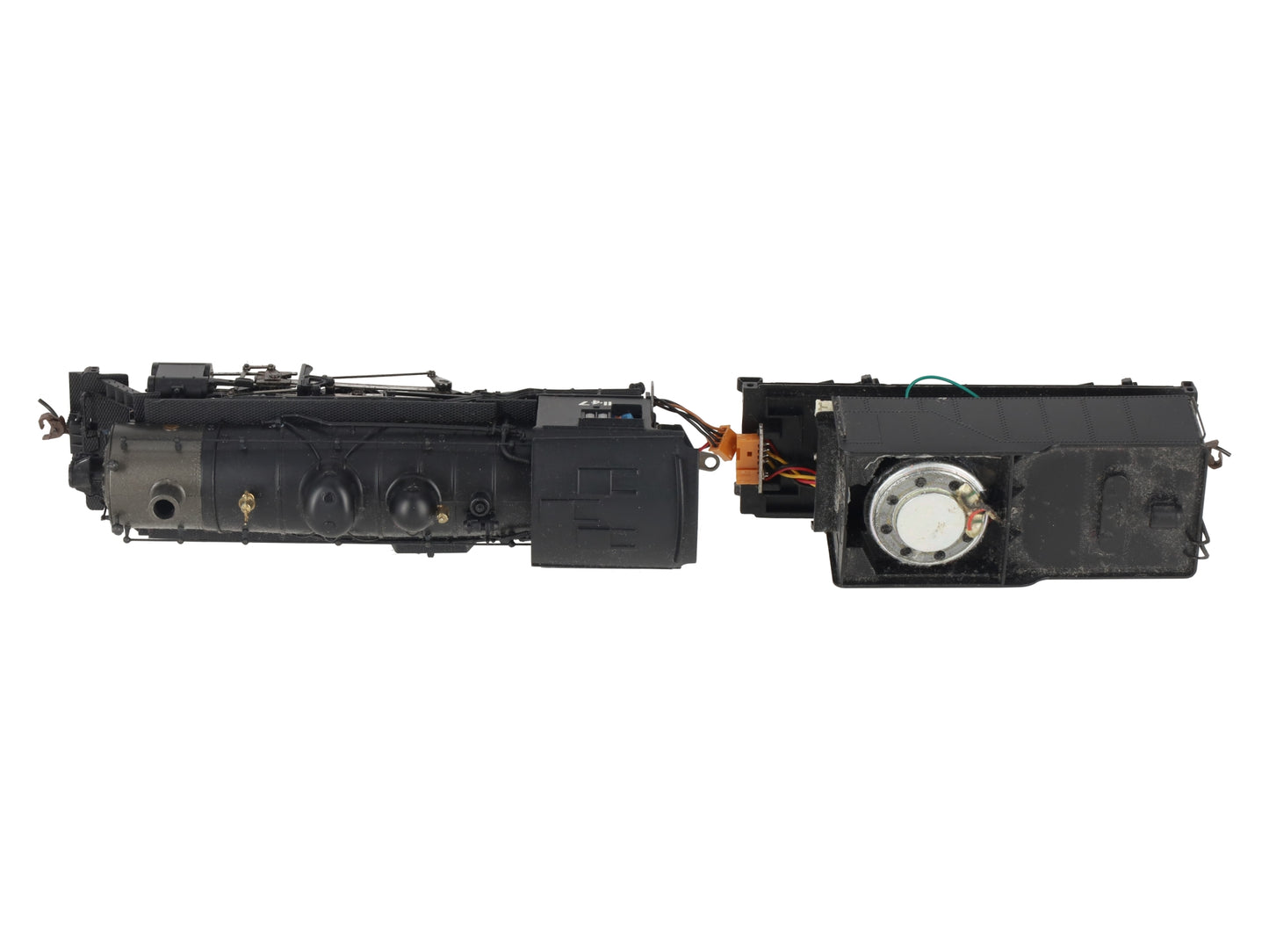 Bachmann 82307 HO Black Undecorated Baldwin 4-6-0 Steam Locomotive & Tender/Box