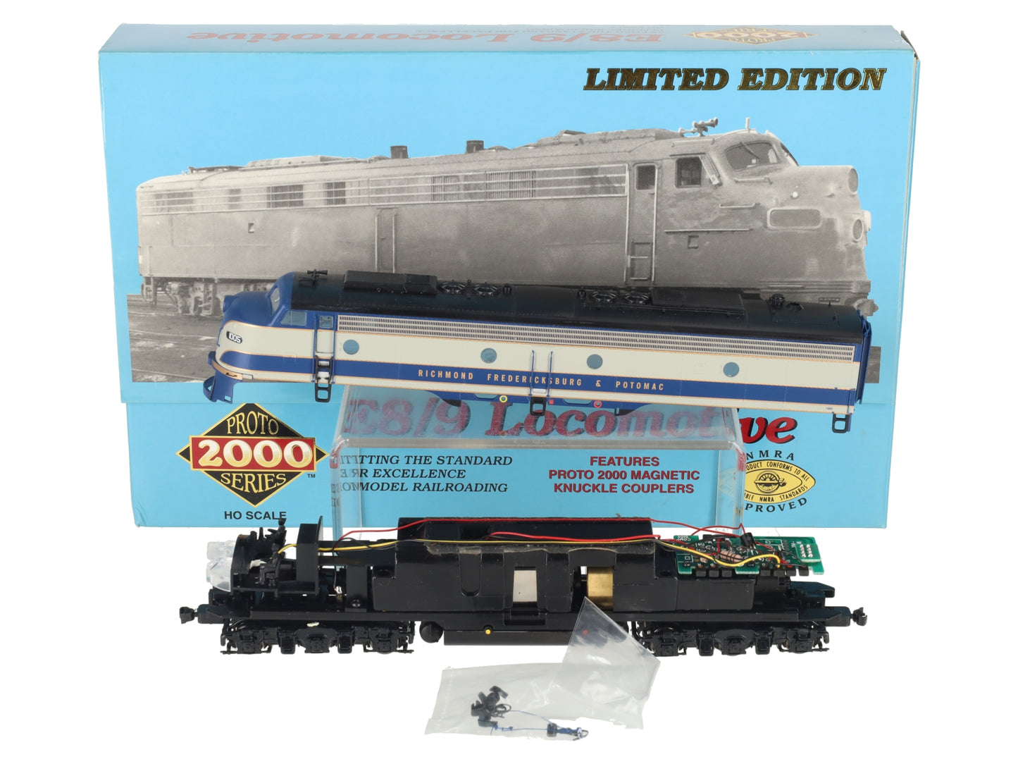 Proto 2000 30801 HO Scale RF&P EMD E8/9A Diesel Locomotive #1005 EX/Box