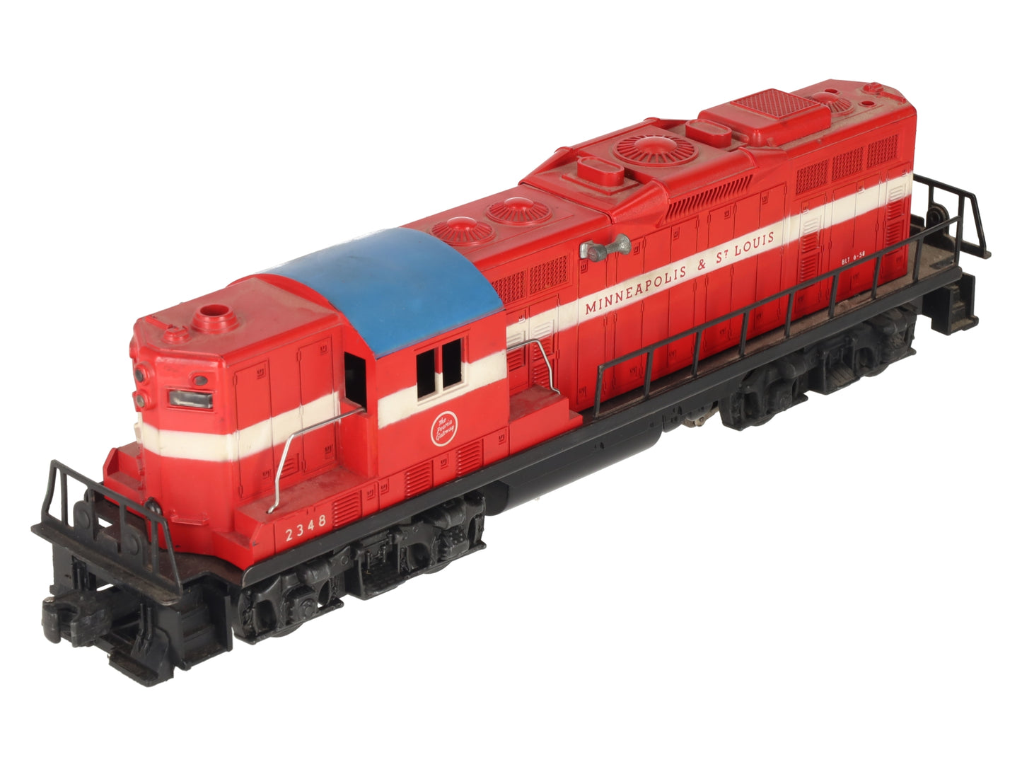 Lionel 2348 Vintage O Minneapolis & St. Louis GP-9 Diesel Locomotive VG