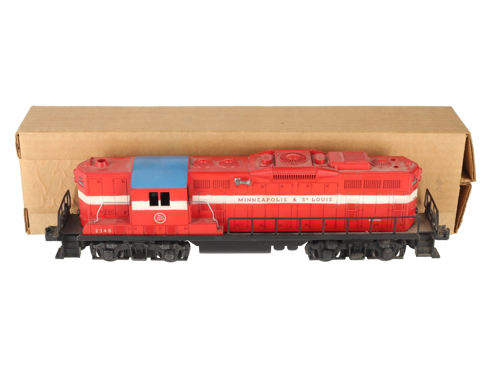 Lionel 2348 Vintage O Minneapolis & St. Louis GP-9 Diesel Locomotive VG
