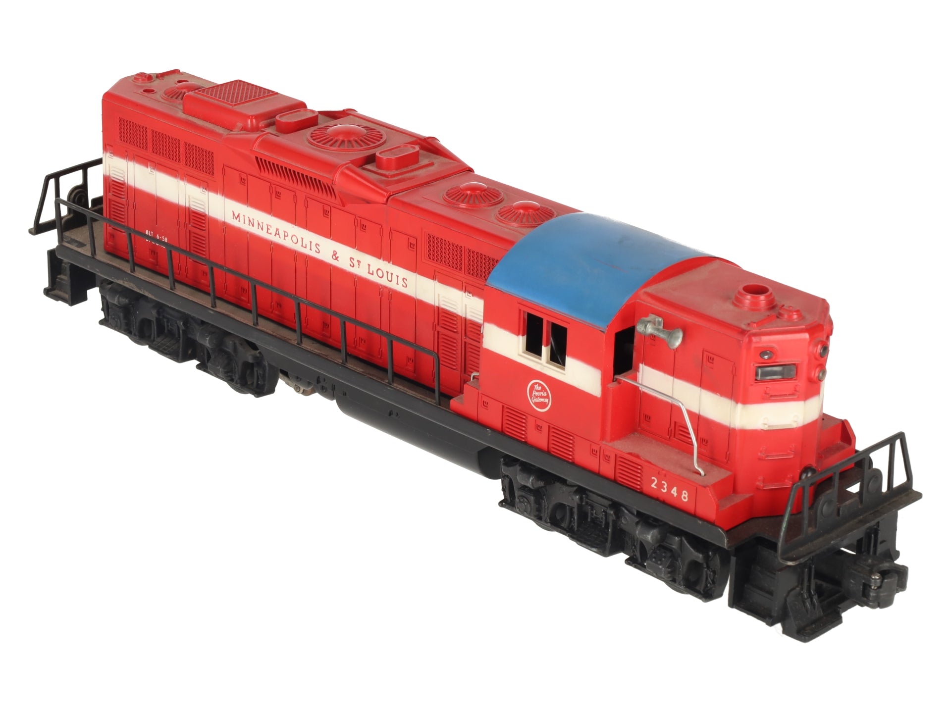 Lionel 2348 Vintage O Minneapolis & St. Louis GP-9 Diesel Locomotive VG