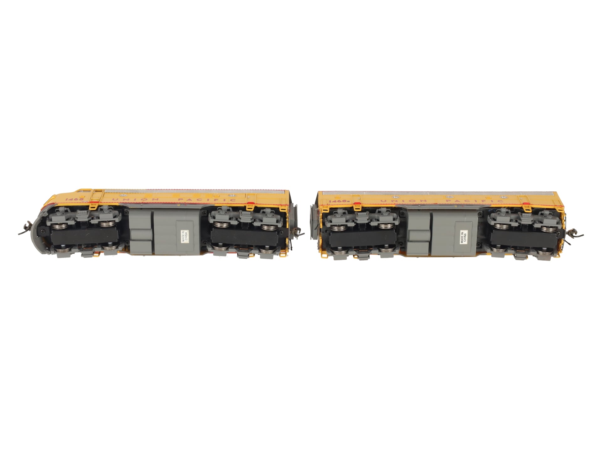 Broadway Limited 427 HO Scale Union Pacific F7 AB Diesel Set EX/Box