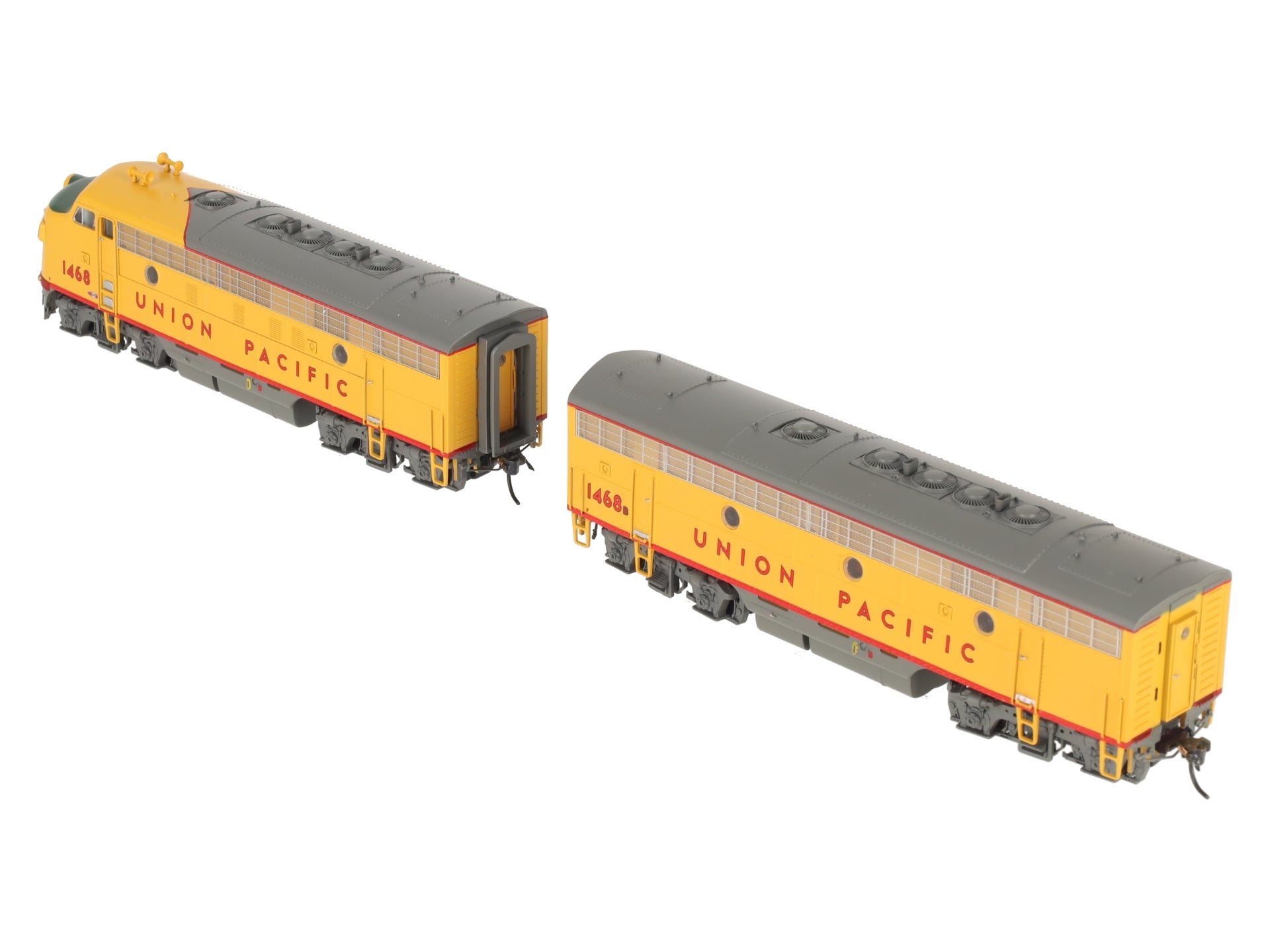 Broadway Limited 427 HO Scale Union Pacific F7 AB Diesel Set EX/Box